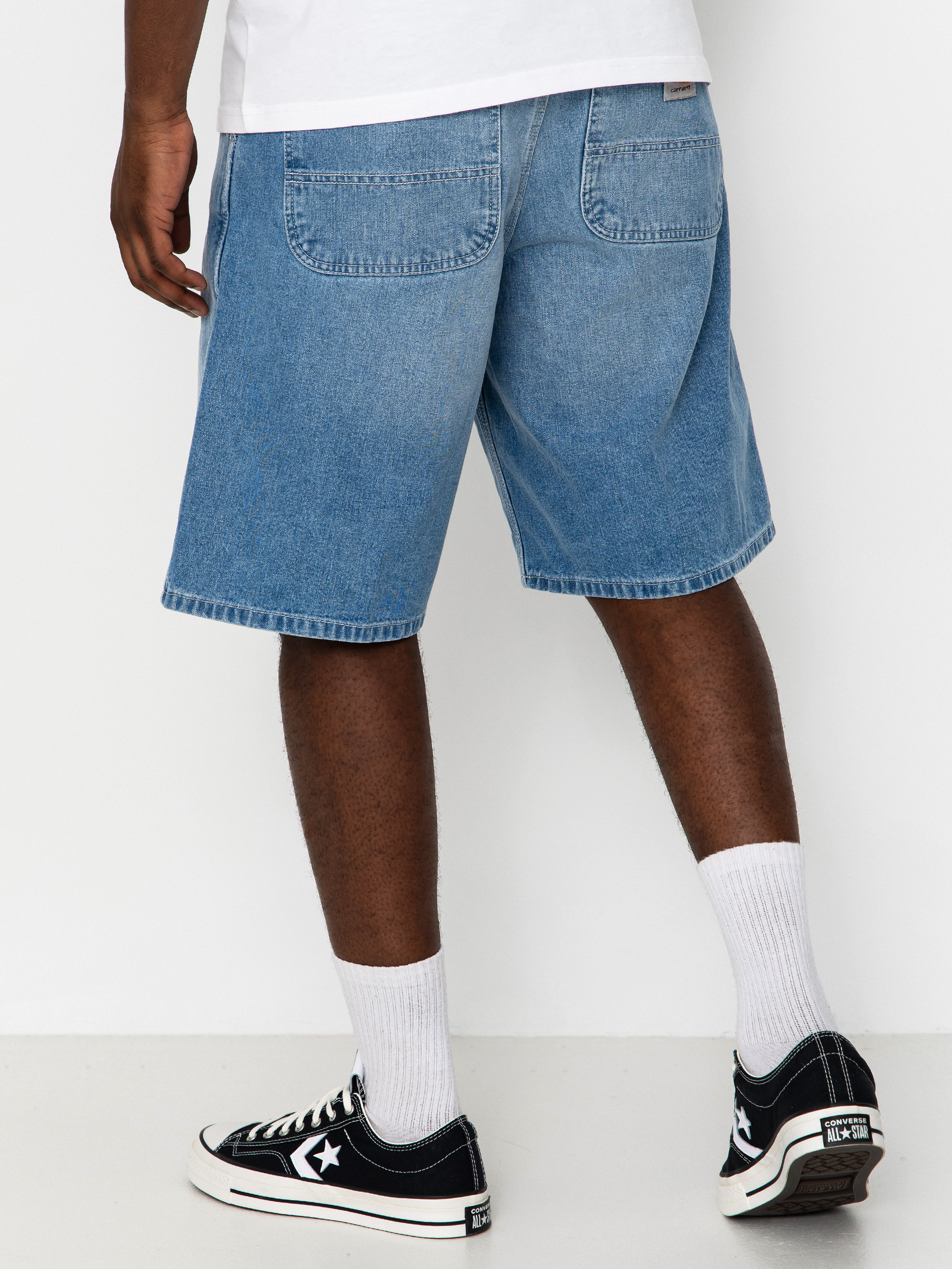 Pantaloni scurți Carhartt WIP Simple (blue light true washed)