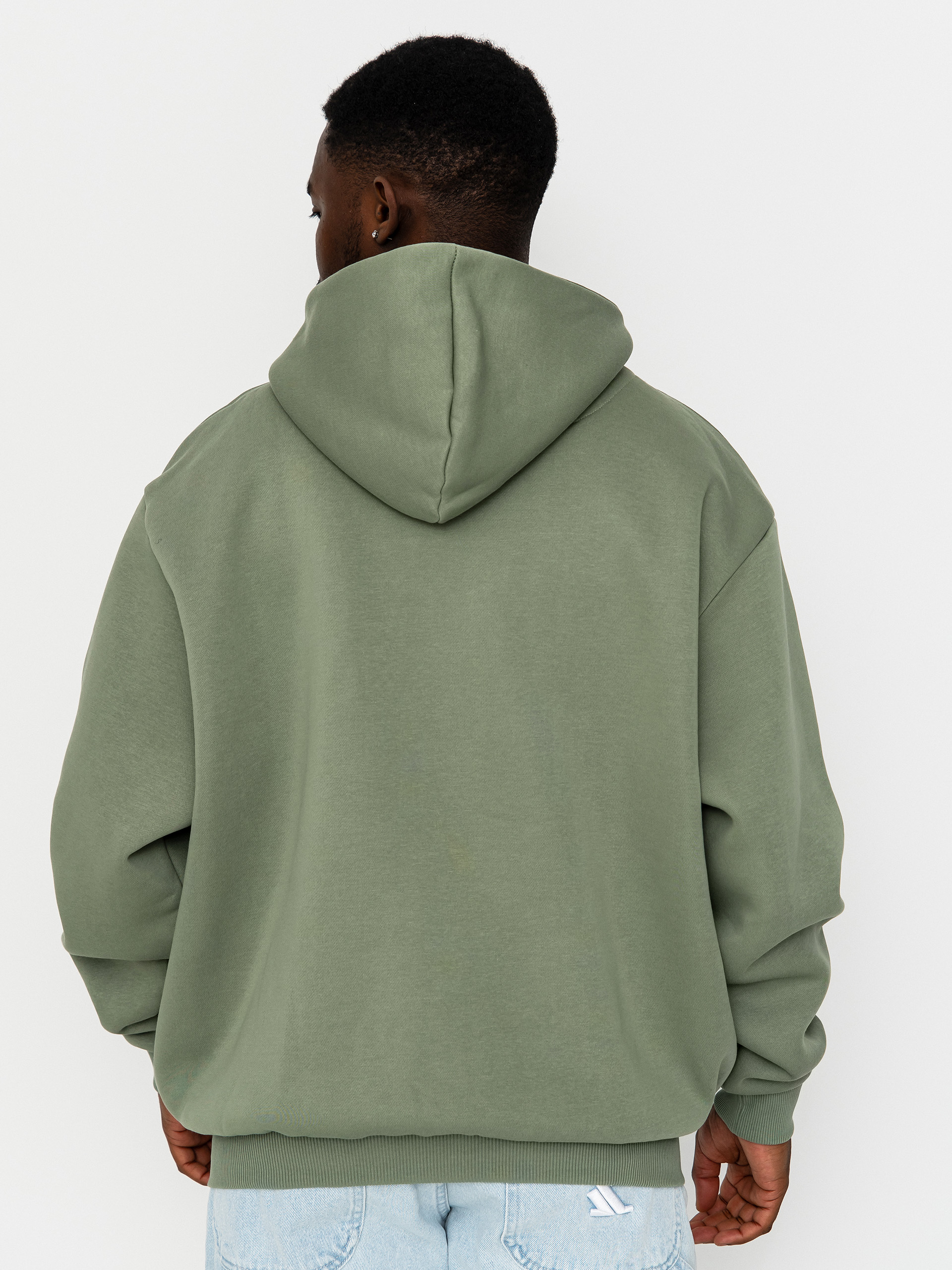 Hanorac cu glugă Karl Kani Small Signature Essential ZHD (green)