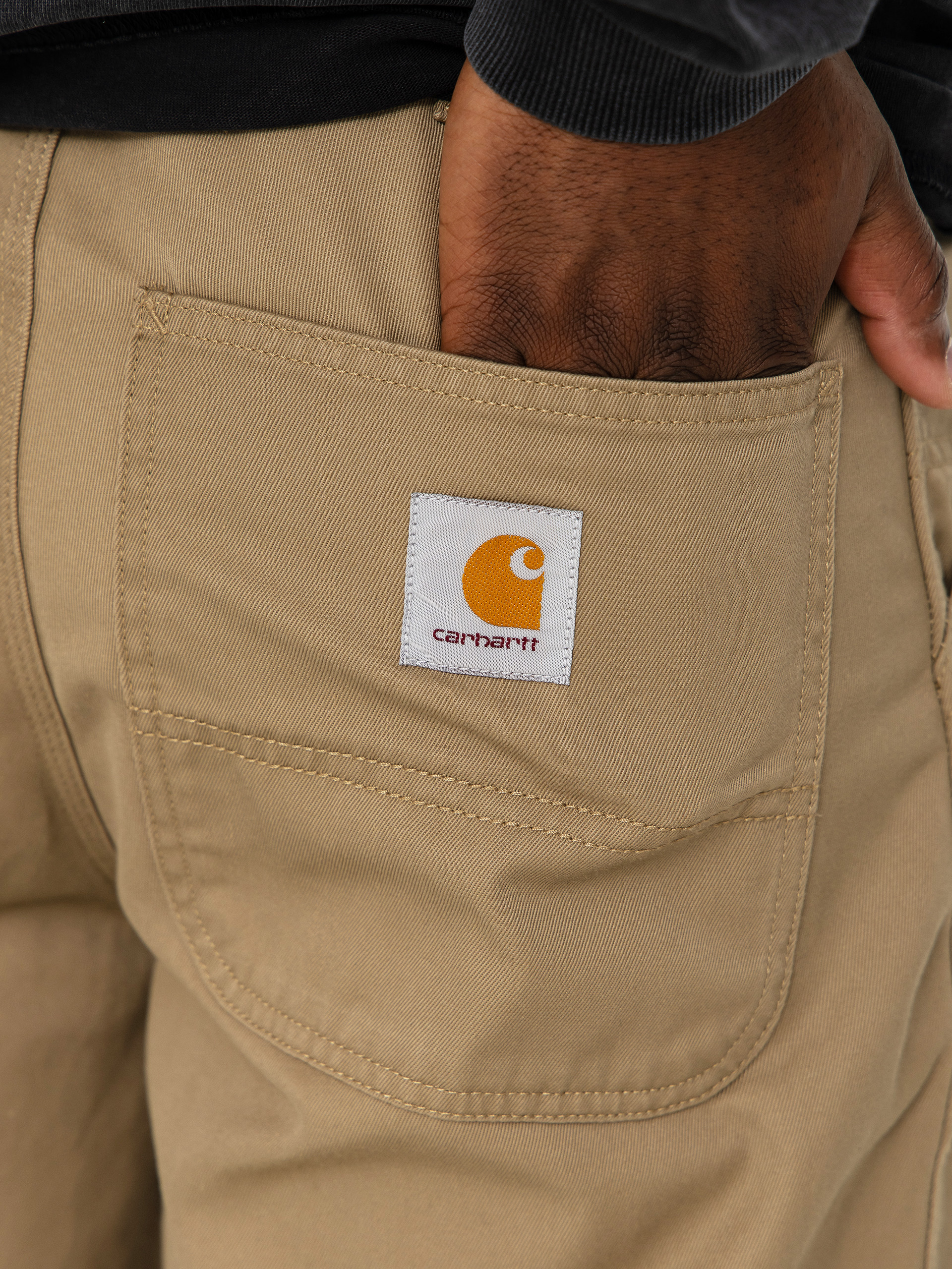 Pantaloni scurți Carhartt WIP Simple (leather)