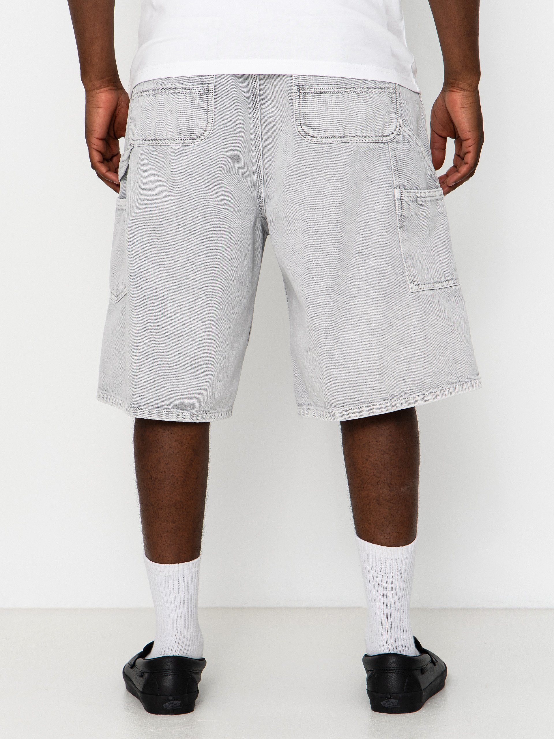 Pantaloni scurți Carhartt WIP OG Single Knee (black chalk wash)