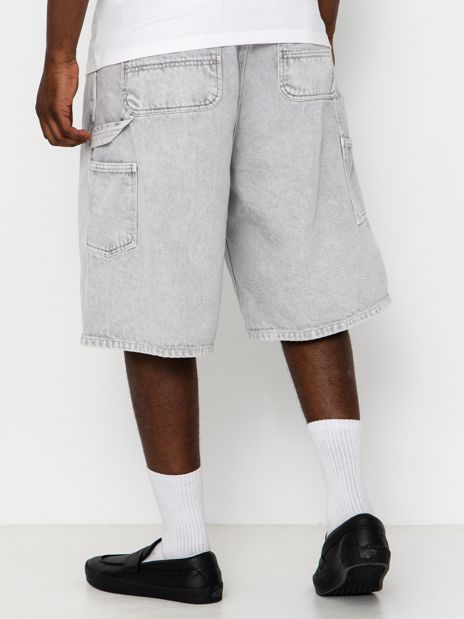 Pantaloni scurți Carhartt WIP OG Single Knee (black chalk wash)