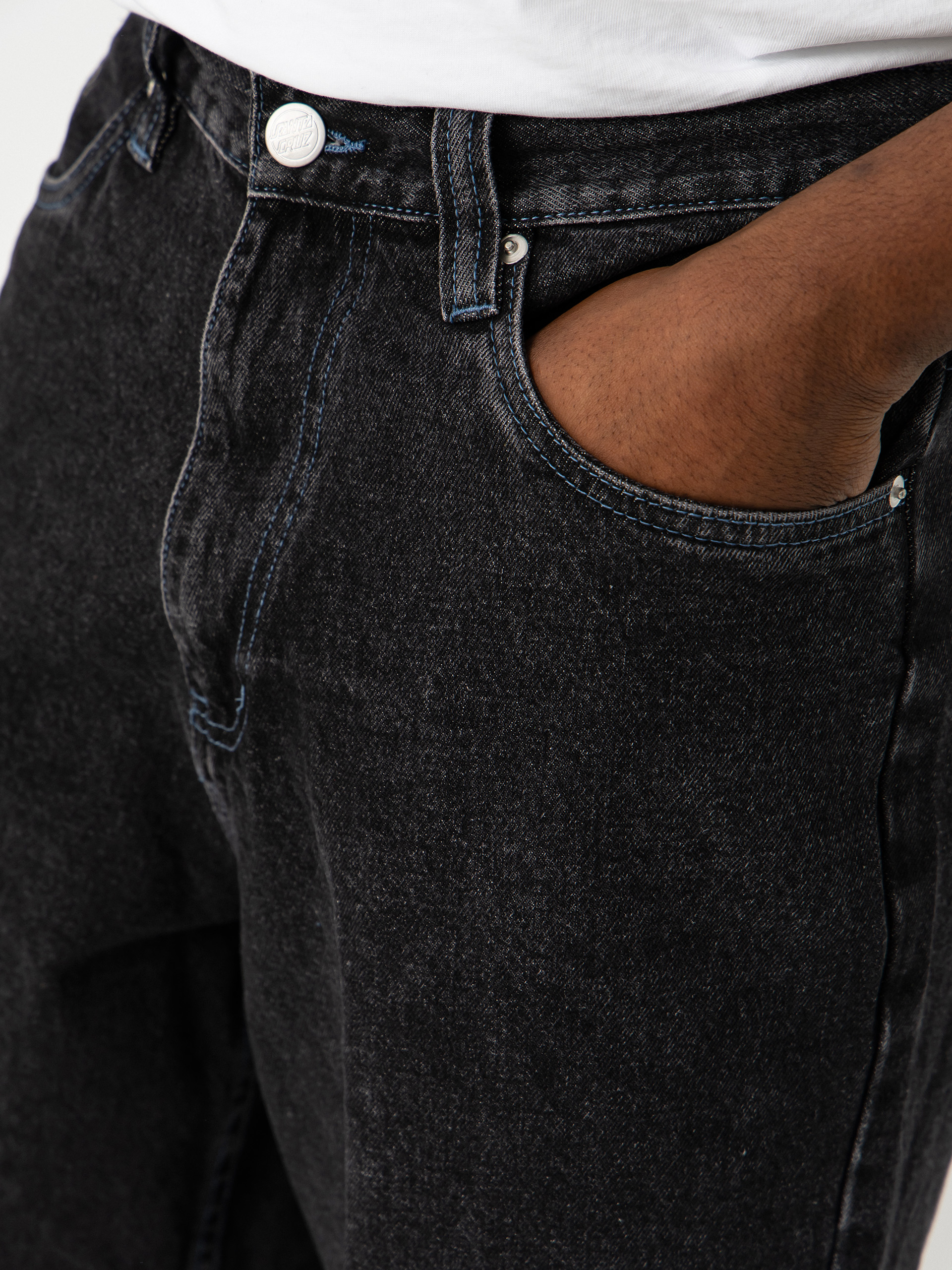 Pantaloni scurți Santa Cruz Stamped Big (black)
