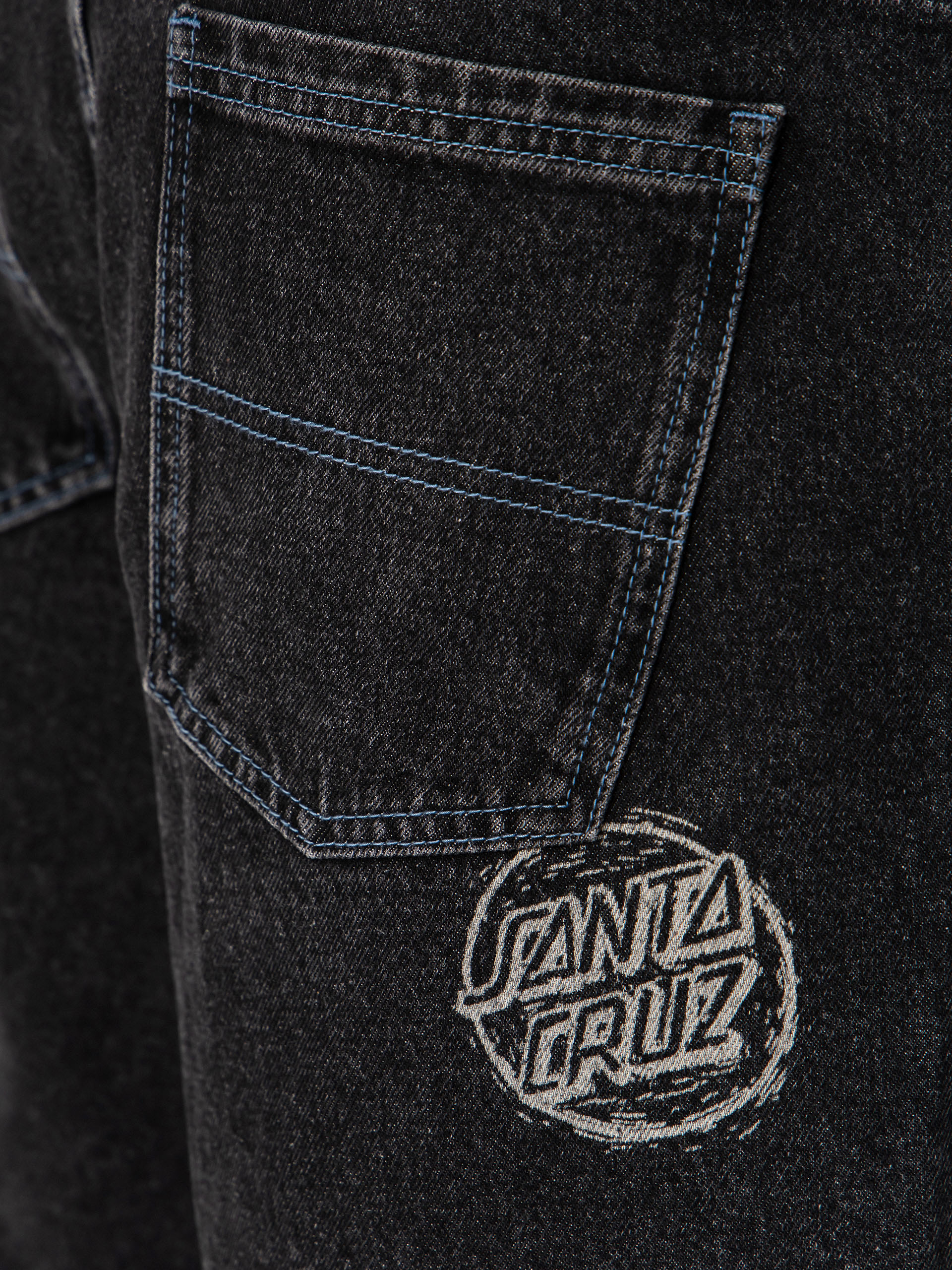 Pantaloni scurți Santa Cruz Stamped Big (black)