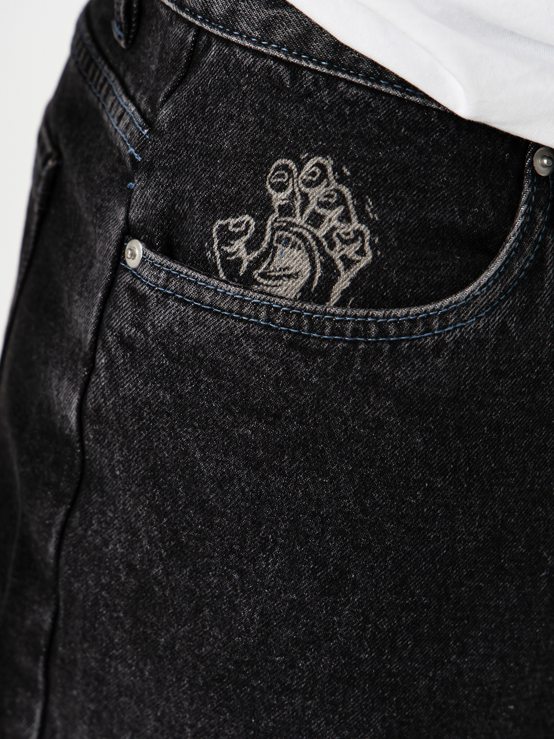 Pantaloni scurți Santa Cruz Stamped Big (black)