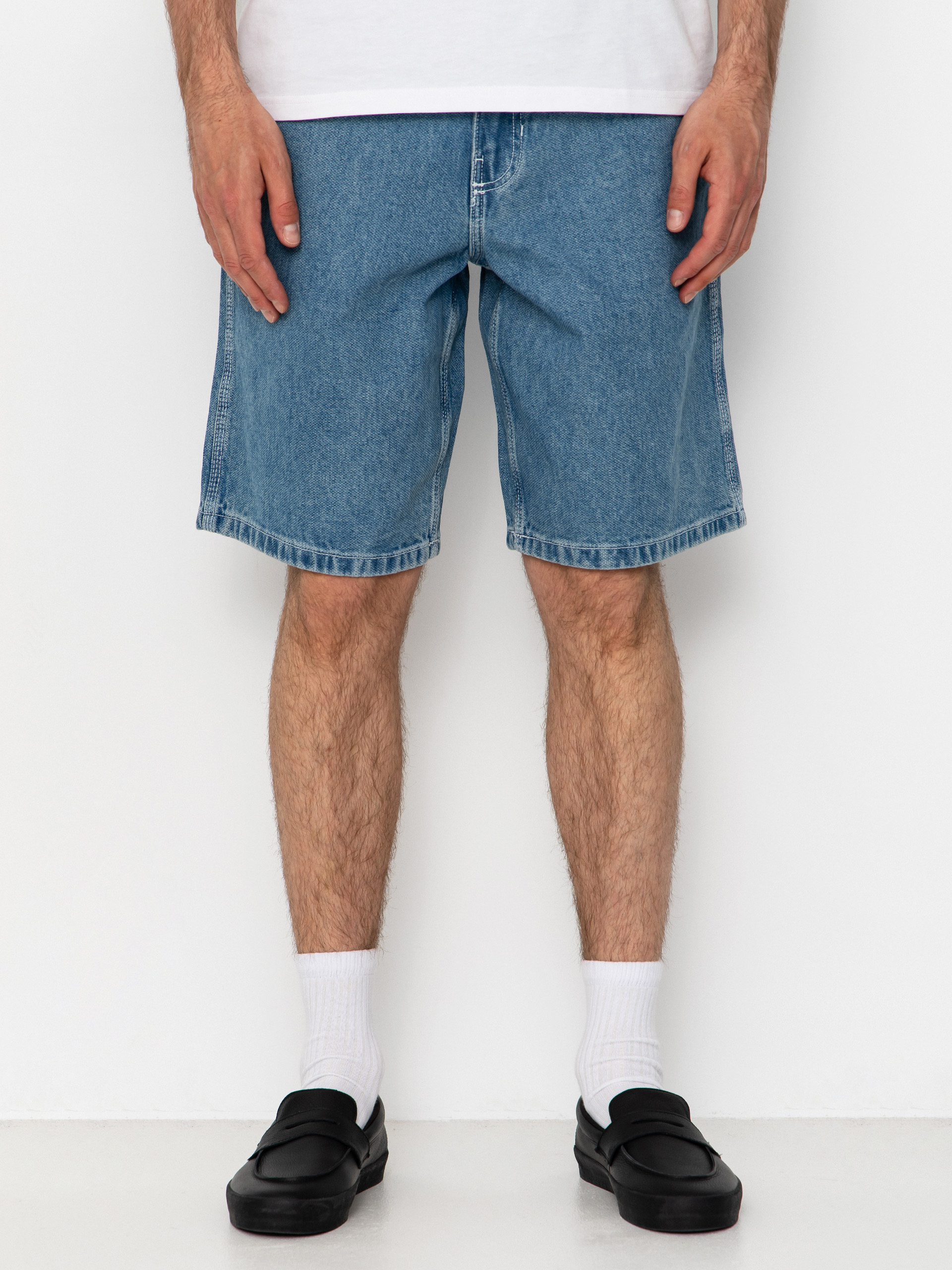 Pantaloni scurți Vans Chore Loose Denim (stonewash/blue)