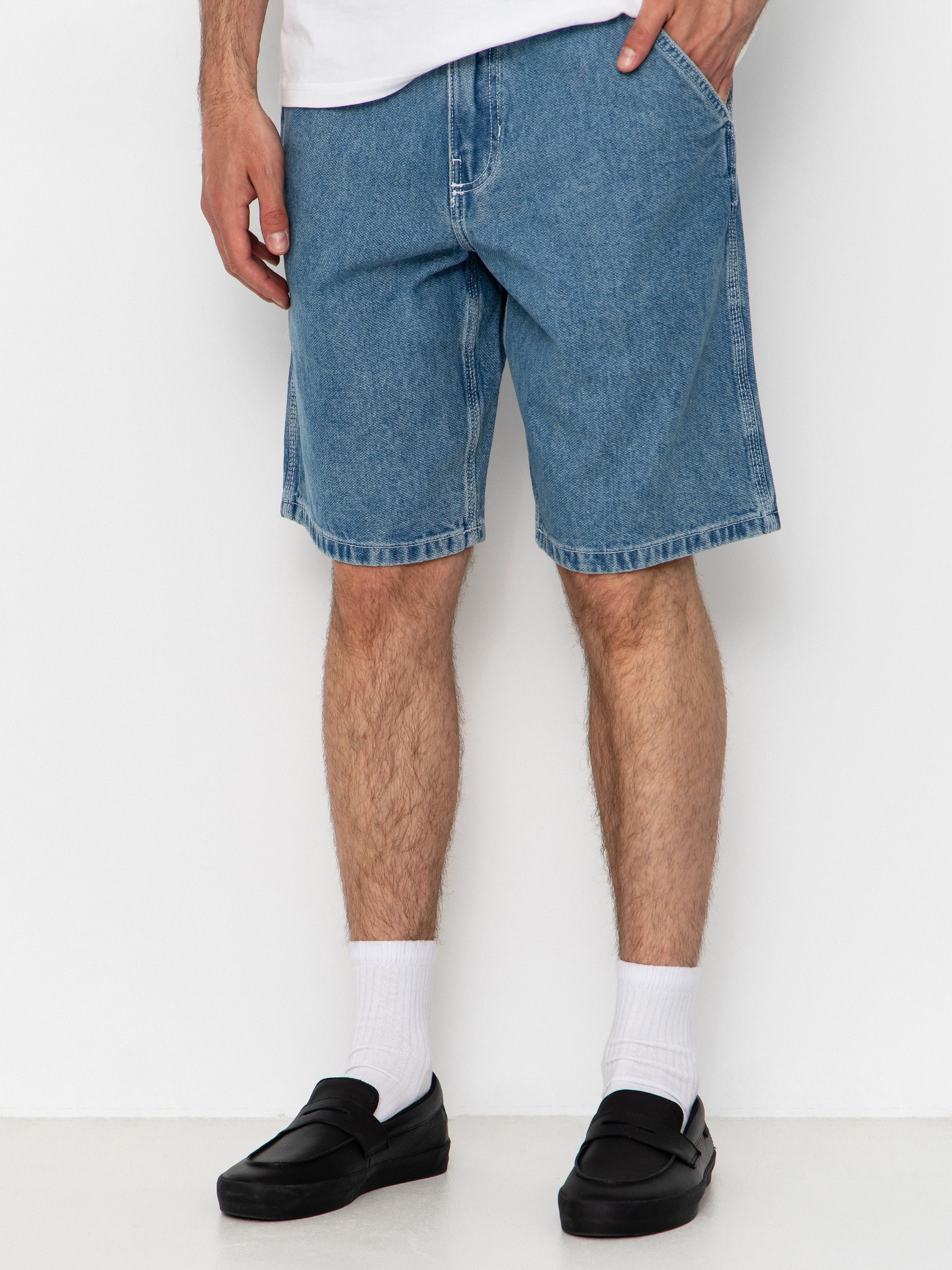Pantaloni scurți Vans Chore Loose Denim (stonewash/blue)