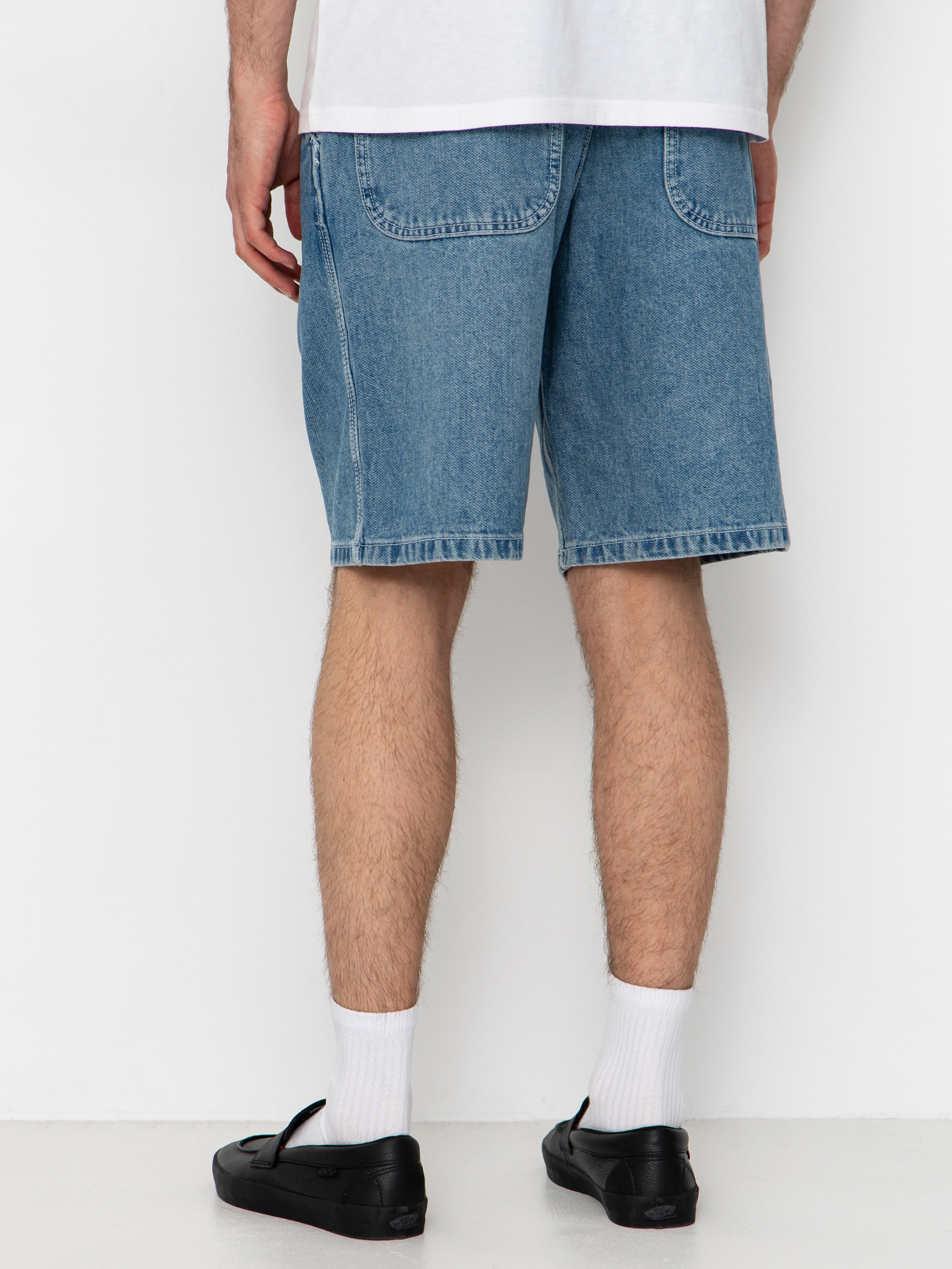Pantaloni scurți Vans Chore Loose Denim (stonewash/blue)