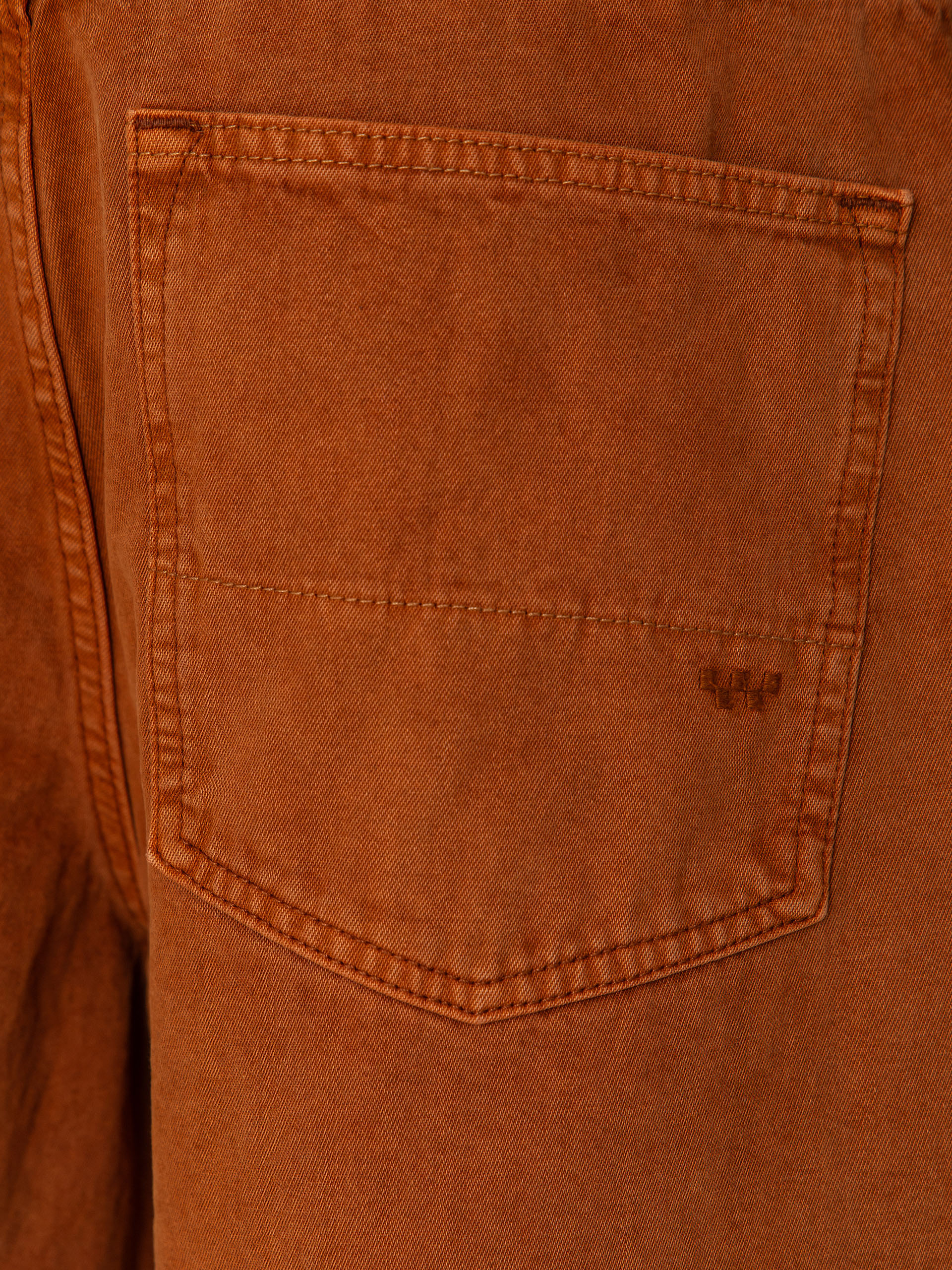 Pantaloni scurți Vans Lx Check 5 Baggy Denim (glazed ginger)