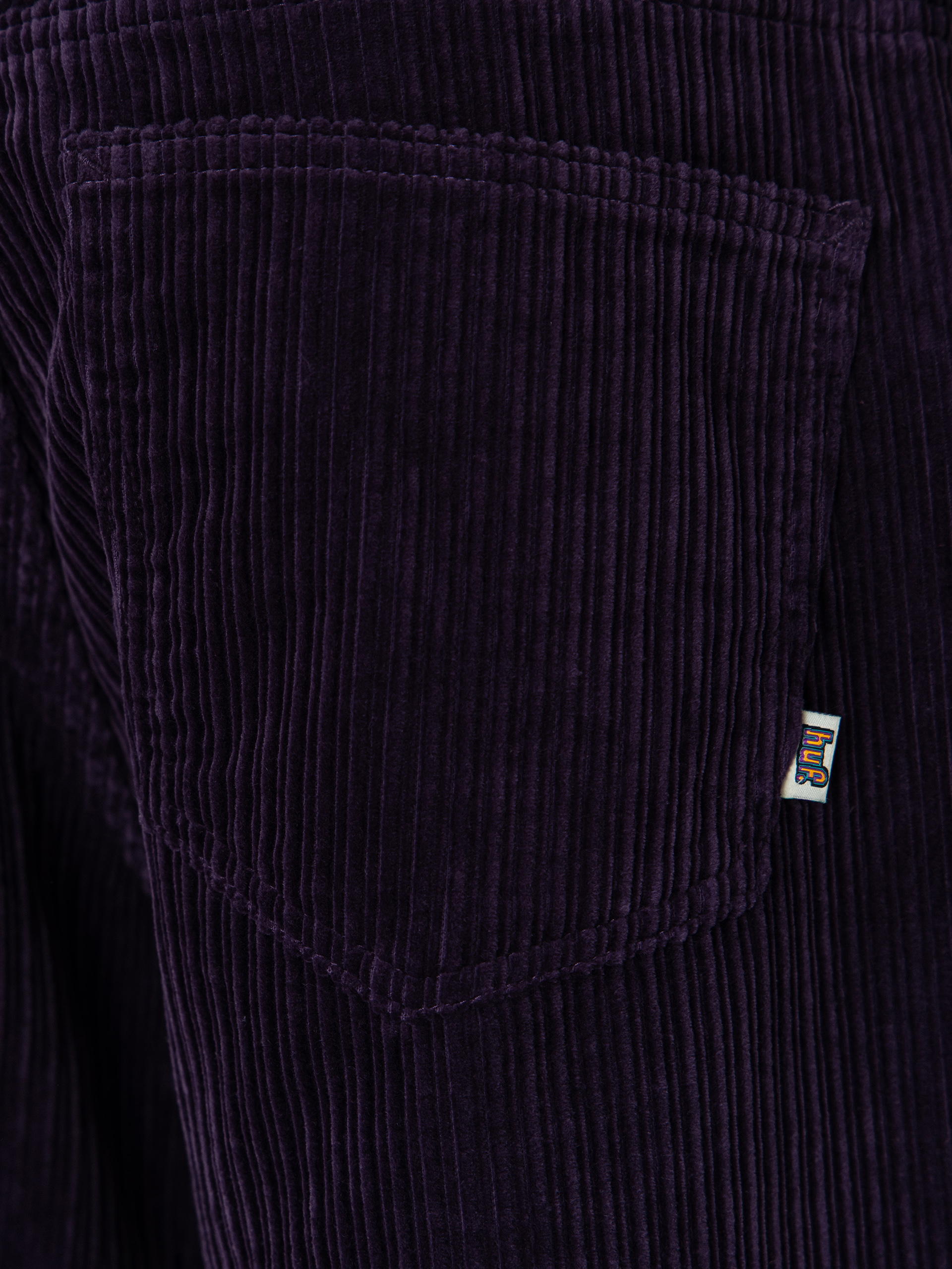 Pantaloni scurți HUF Cromer Corduroy (dark berry)