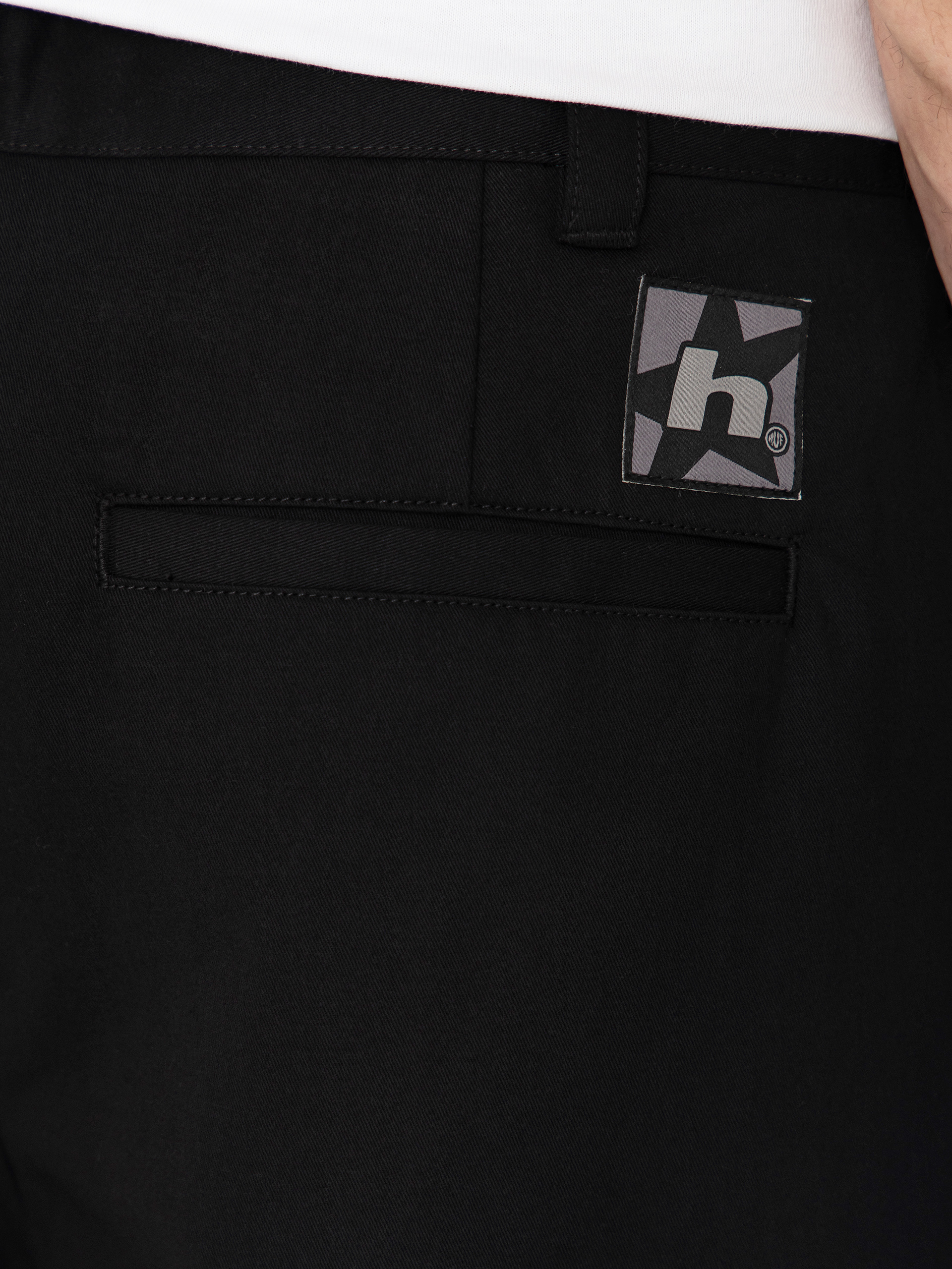 Pantaloni scurți HUF Sorta Long Chino (black)