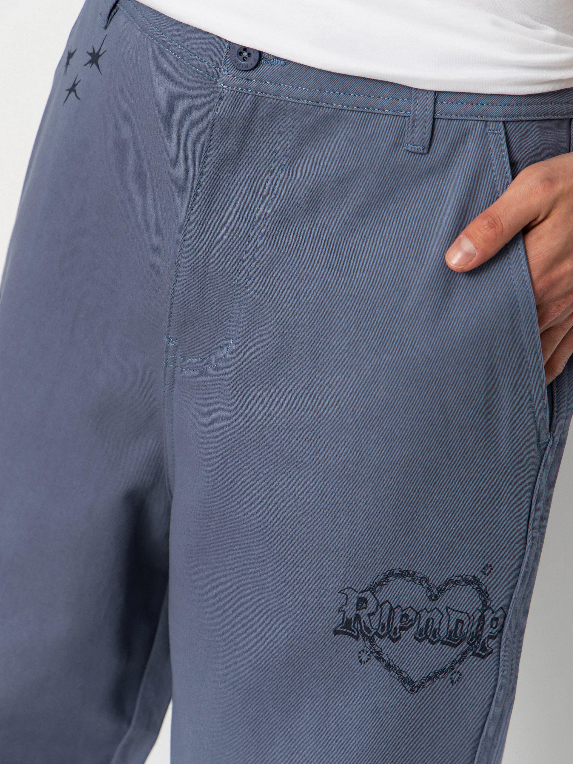 Pantaloni RipNDip Westside Wide Fit (slate)