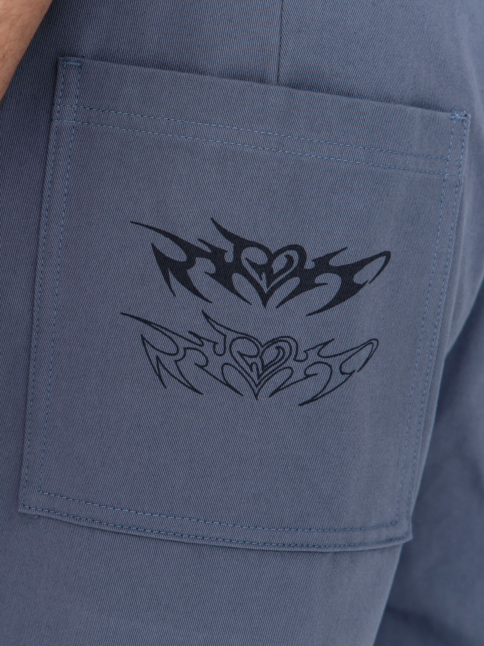Pantaloni RipNDip Westside Wide Fit (slate)