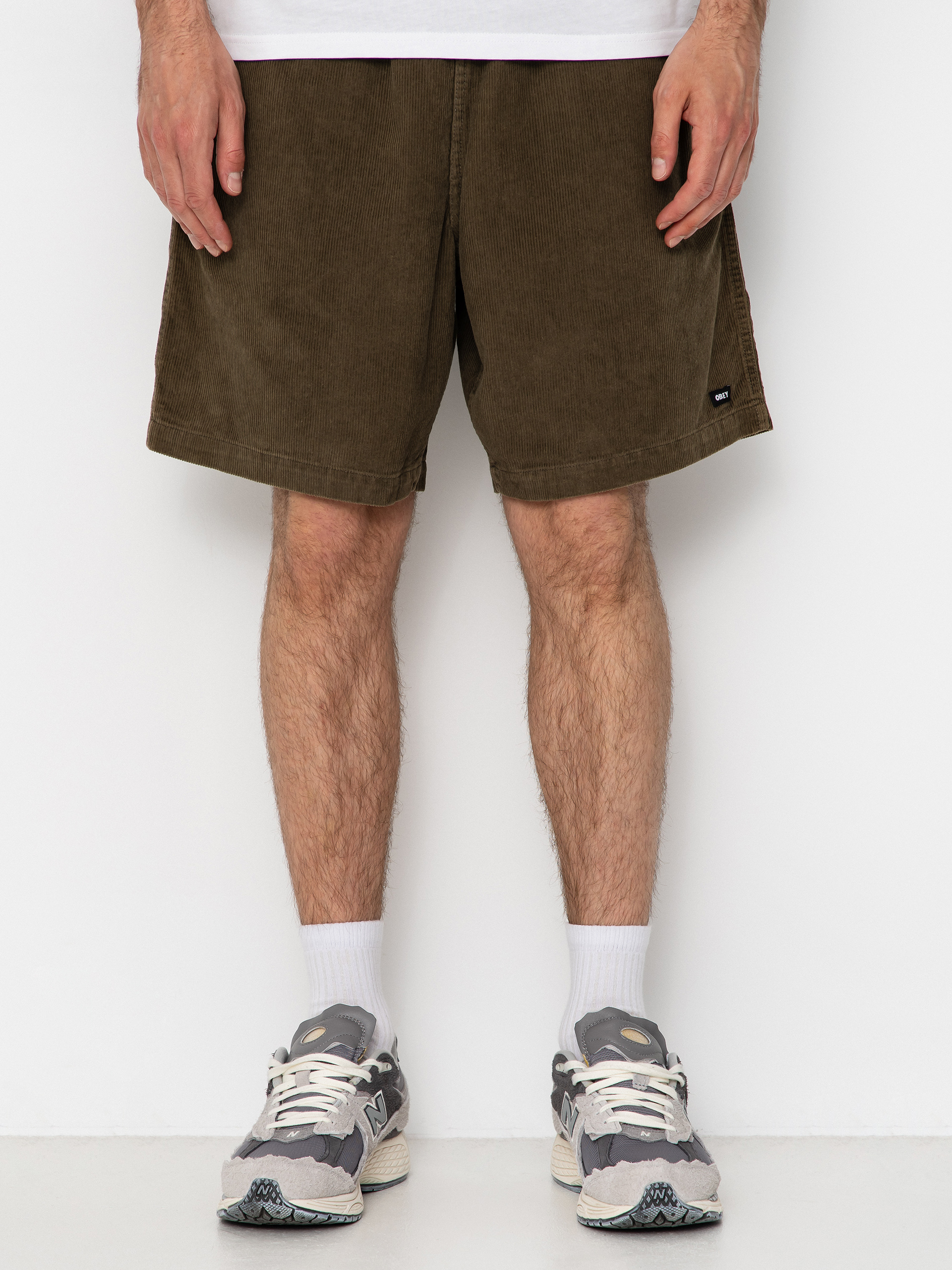 Pantaloni scuru021bi OBEY Horizon (canteen faded wash)
