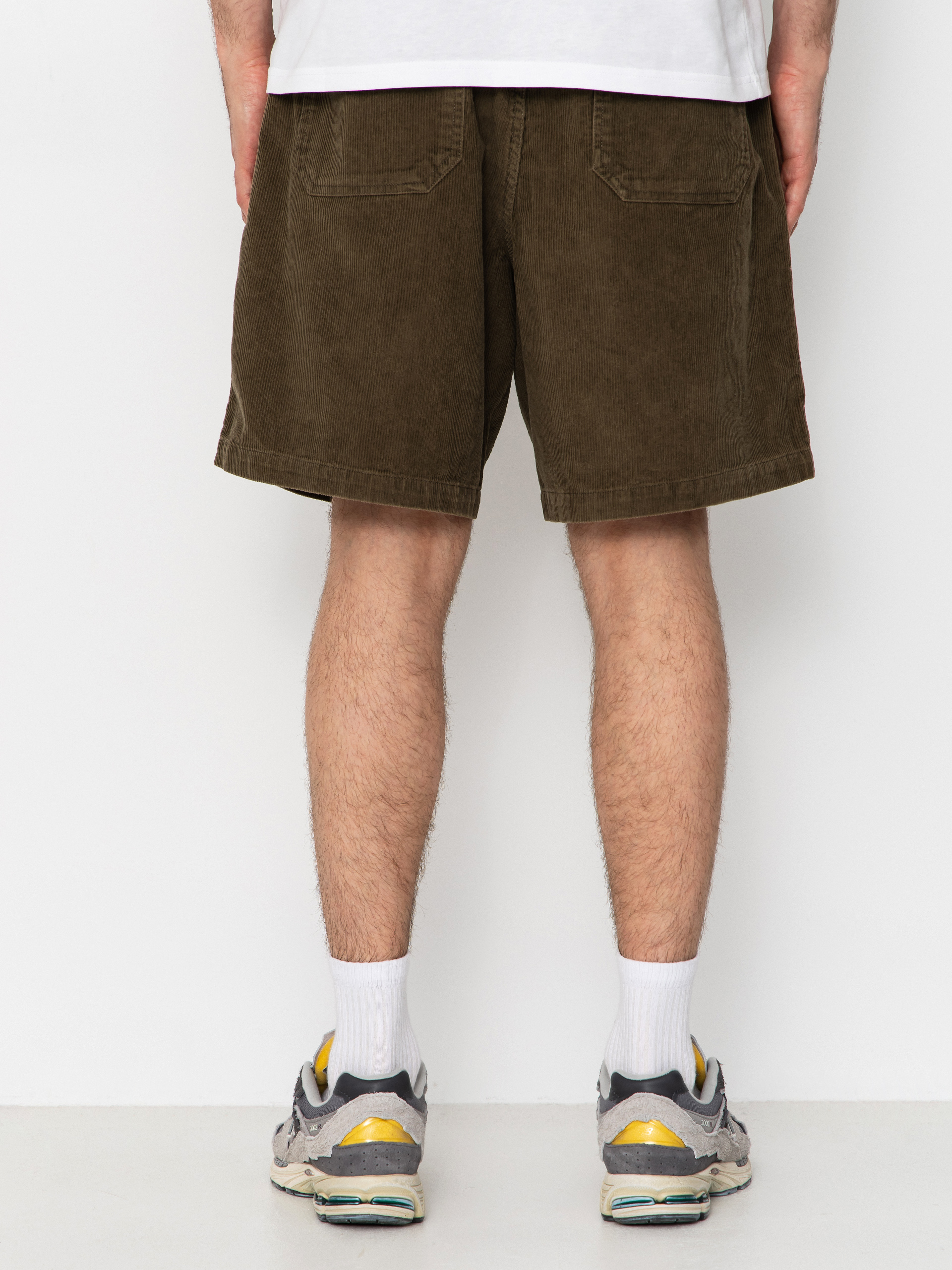 Pantaloni scurți OBEY Horizon (canteen faded wash)