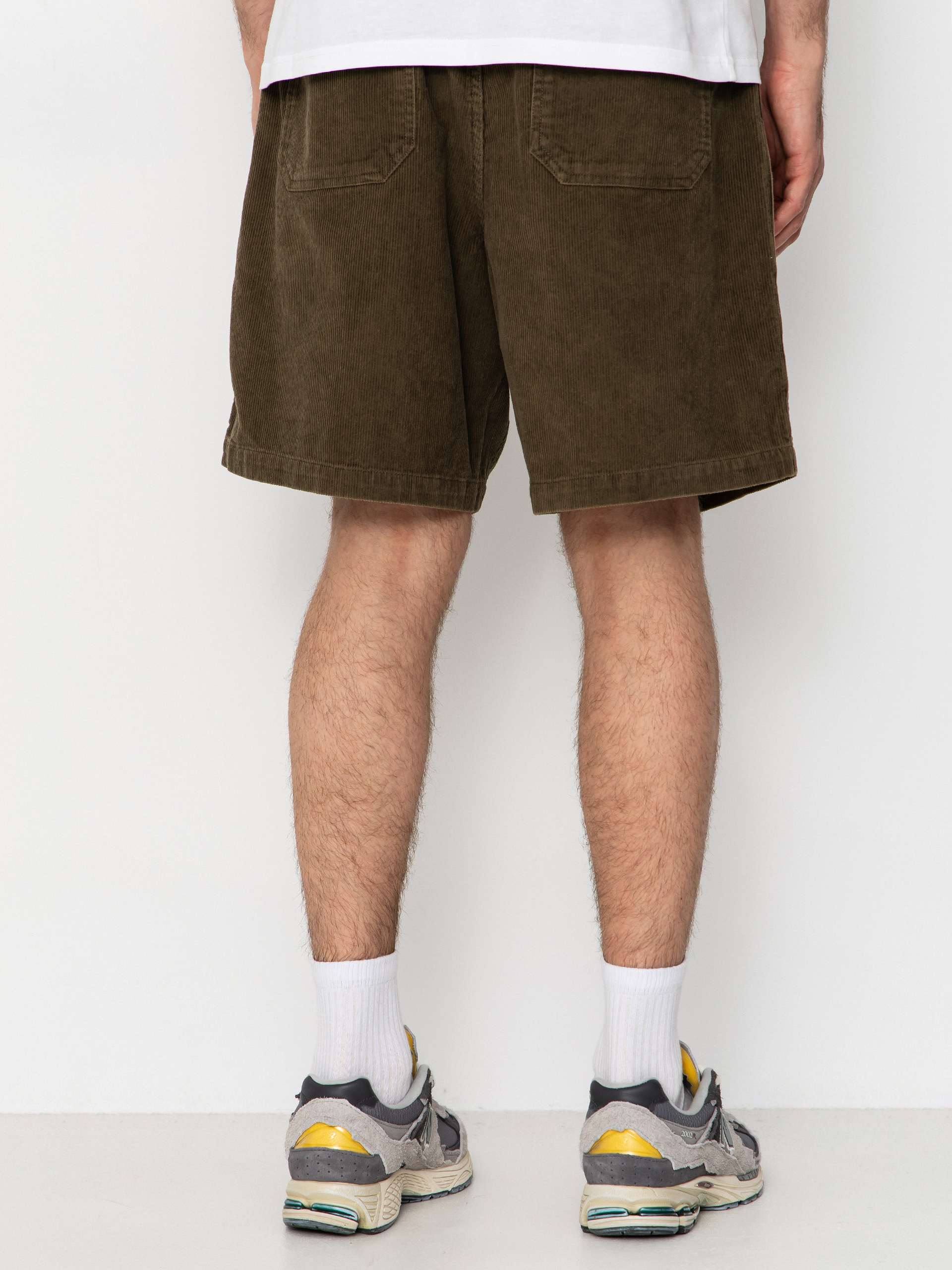 Pantaloni scurți OBEY Horizon (canteen faded wash)