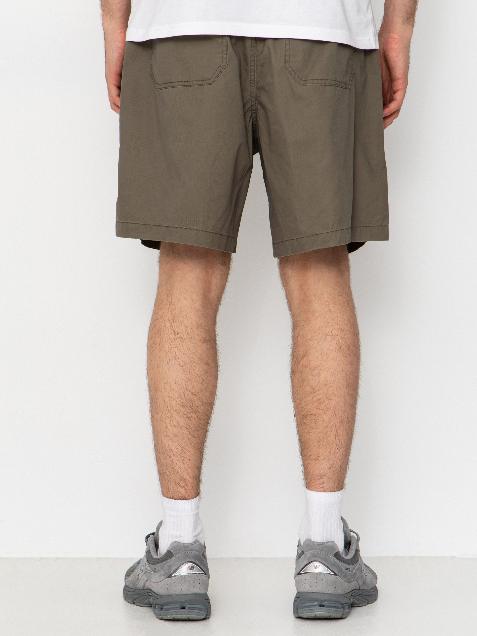 Pantaloni scurți OBEY Easy Trail (smokey olive faded wash)