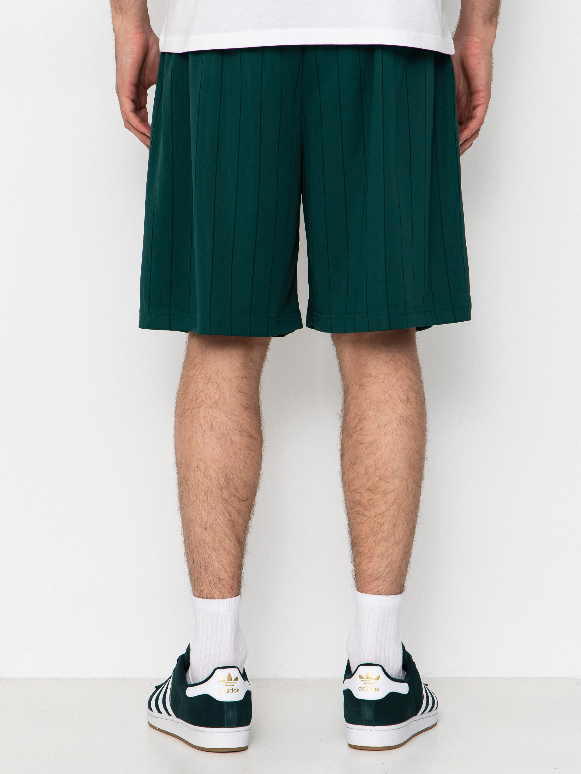 Pantaloni scurți Karl Kani Insignia Shadow Pinstripe Soccer (green)