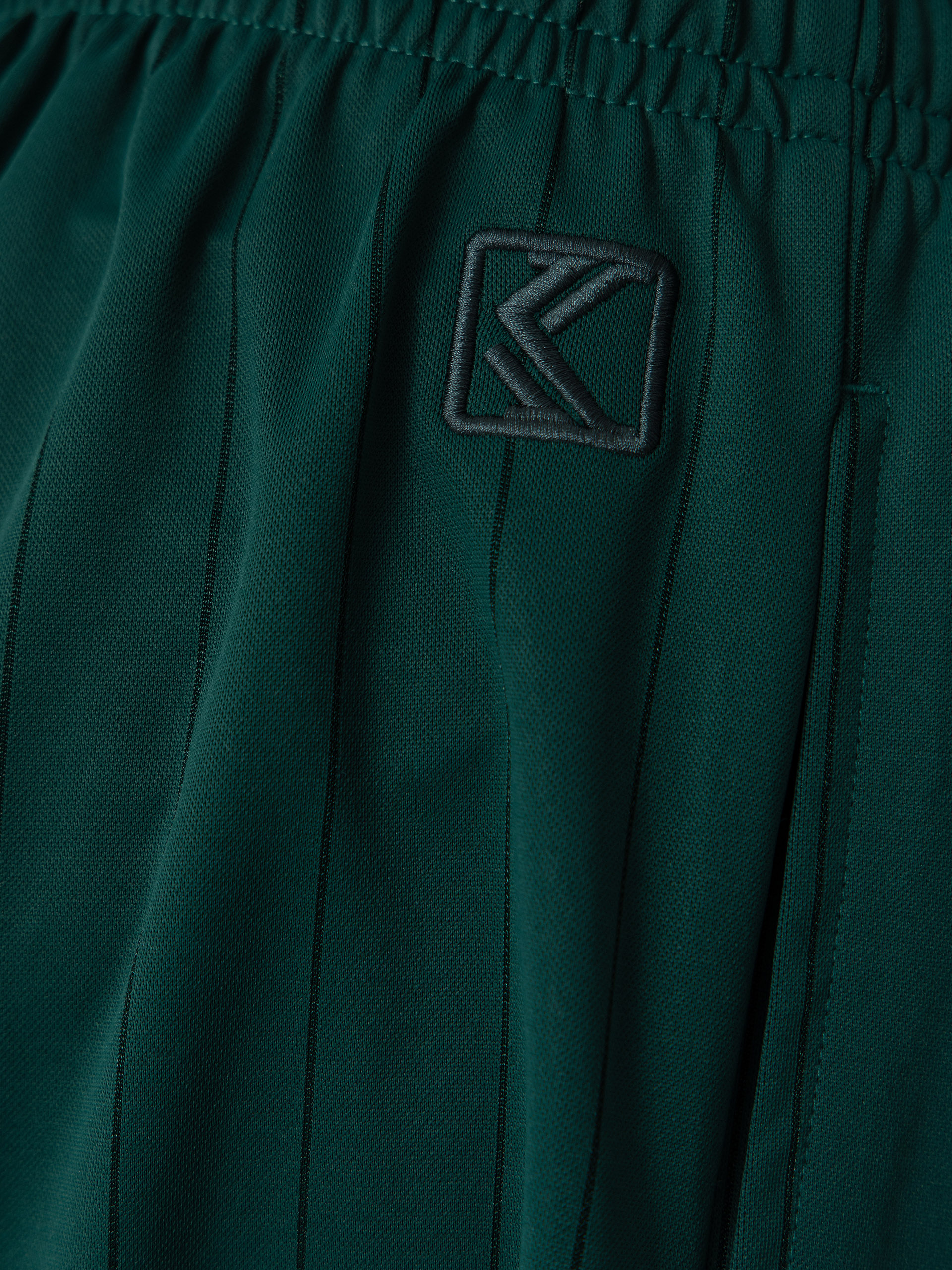 Pantaloni scurți Karl Kani Insignia Shadow Pinstripe Soccer (green)