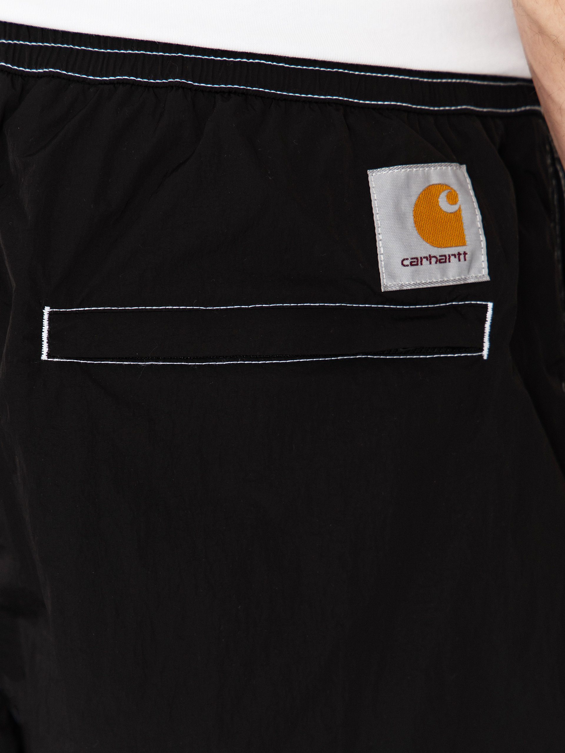 Pantaloni scurți Carhartt WIP Canby Swim (black/white)