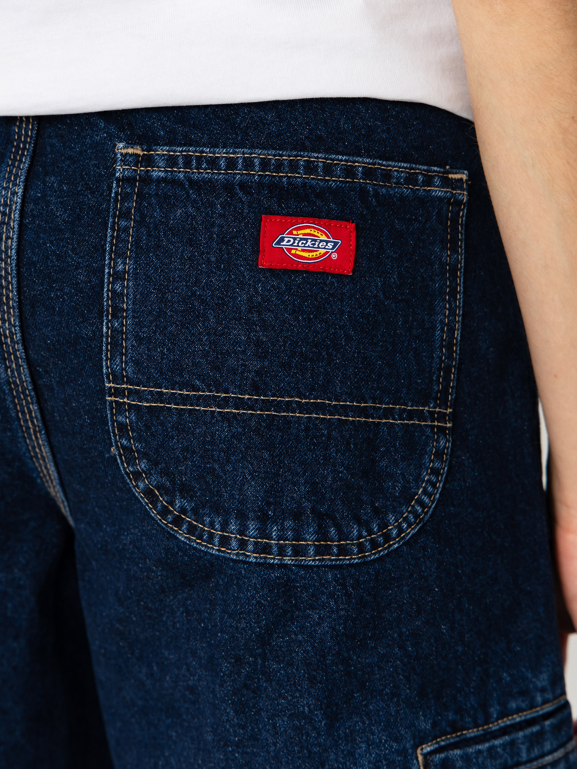 Pantaloni scurți Dickies 957 13 Inch Denim Wmn (dark indigo)