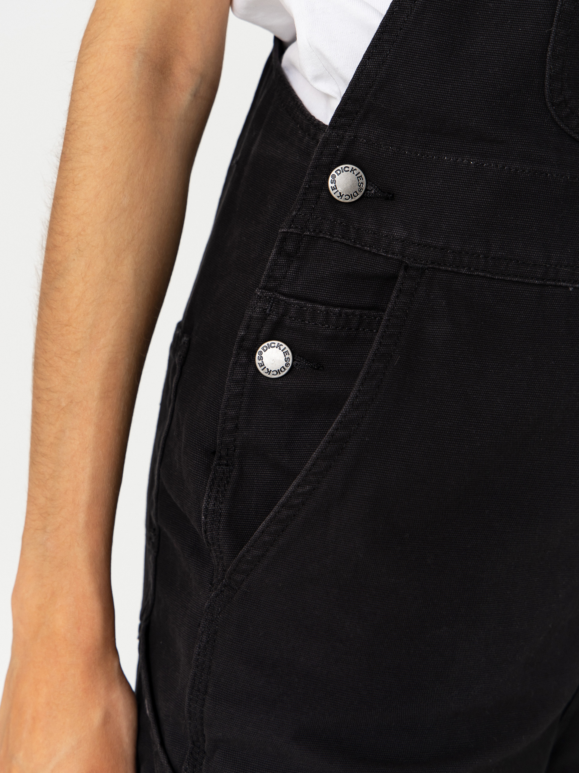 Pantaloni scurți Dickies Lightweight Canvas Short Bib Wmn (black)