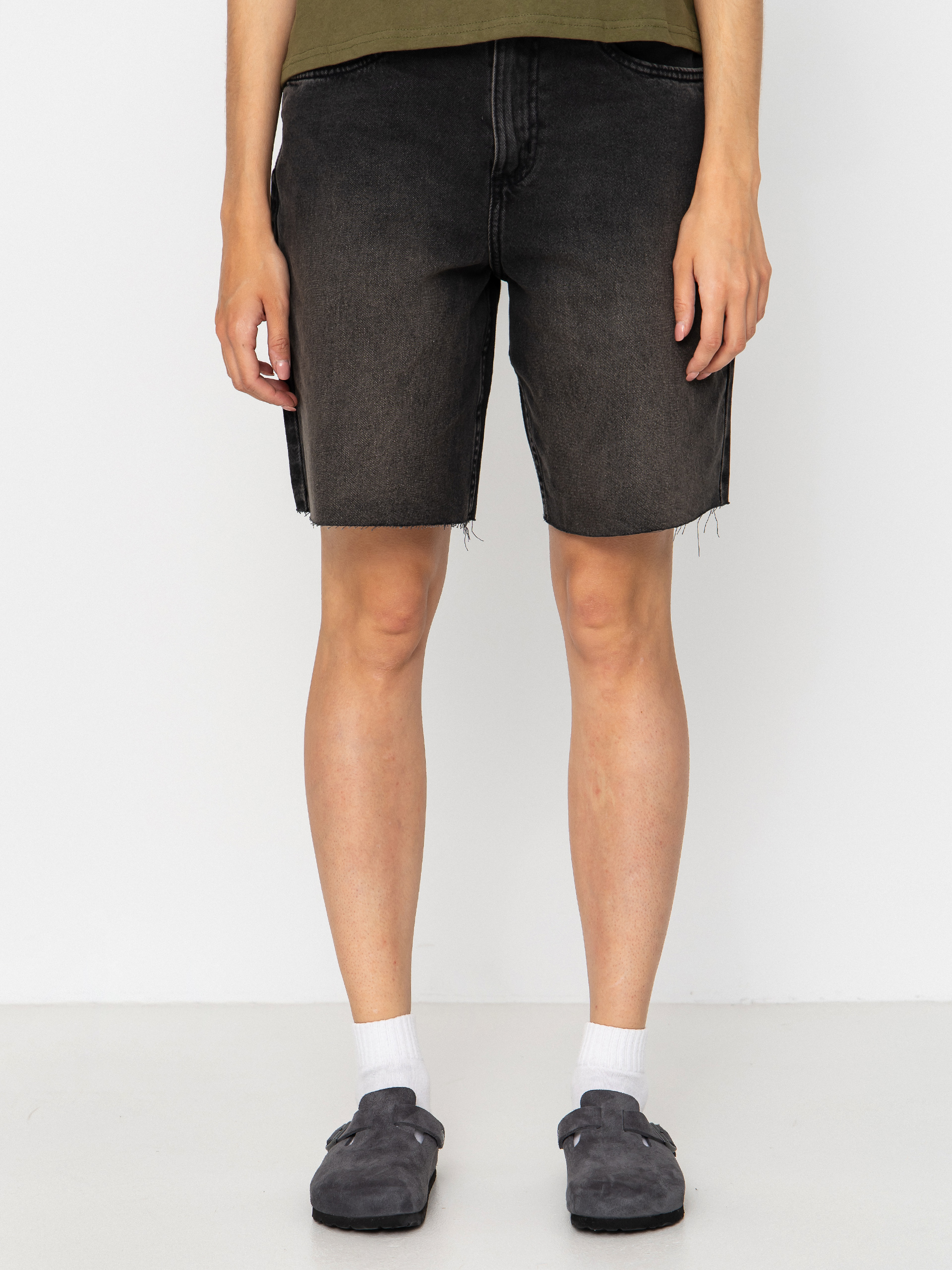 Pantaloni scurți Vans Sirelle Cut Off Wmn (washed black)