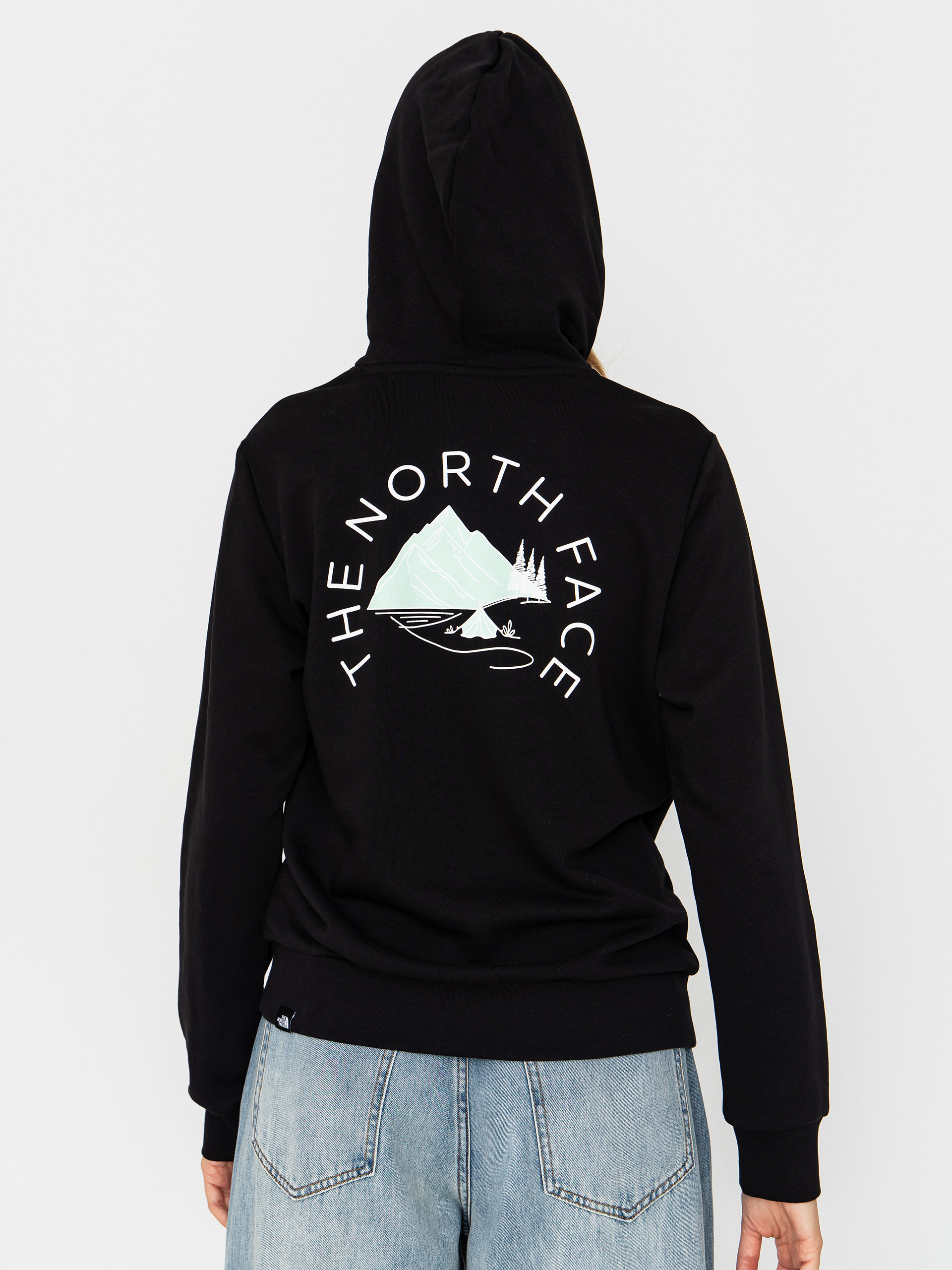 Hanorac cu glugă The North Face Monte HD Wmn (tnf black)
