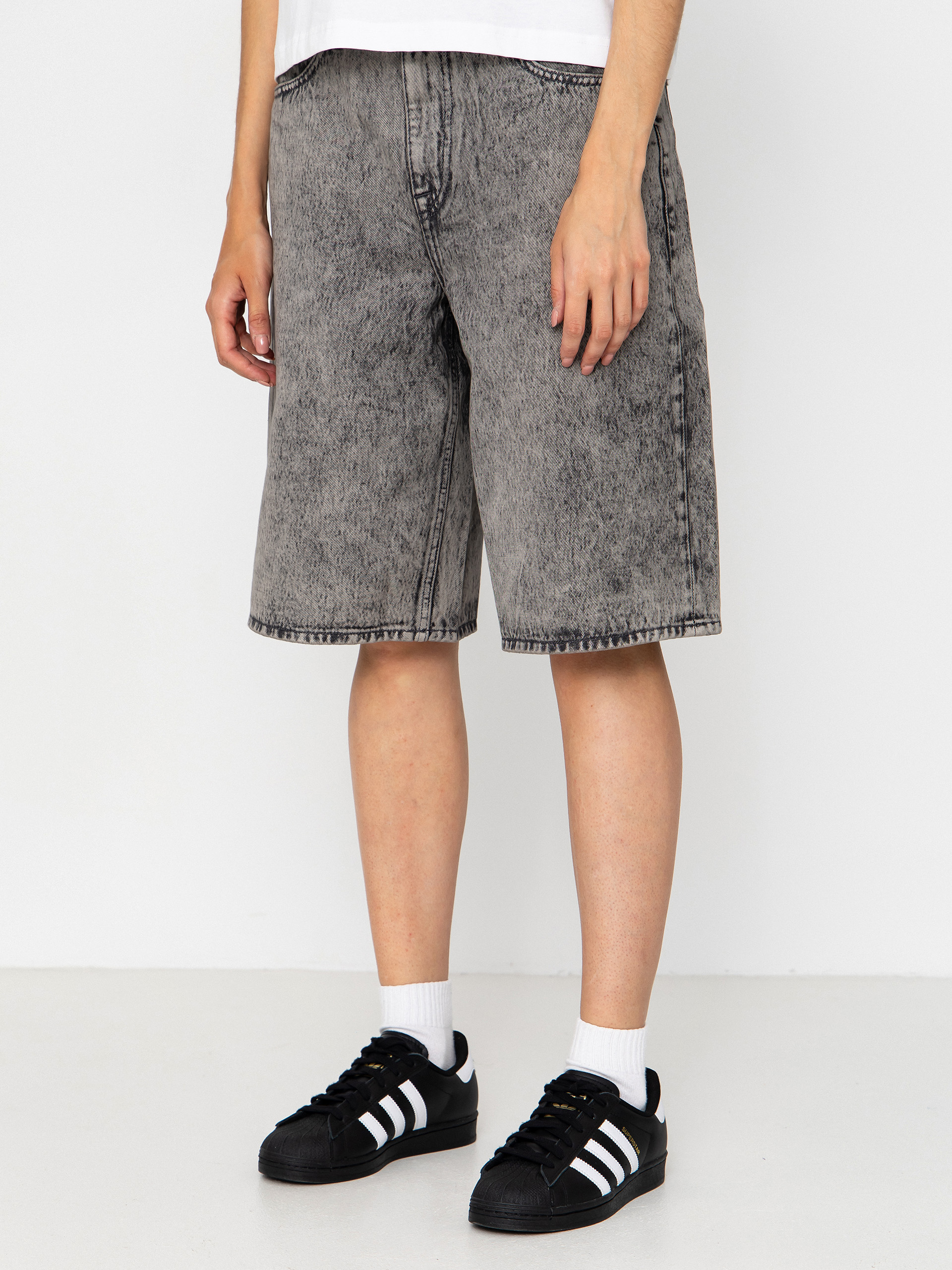 Pantaloni scurți Volcom Beeggy Wmn (grey vintage)