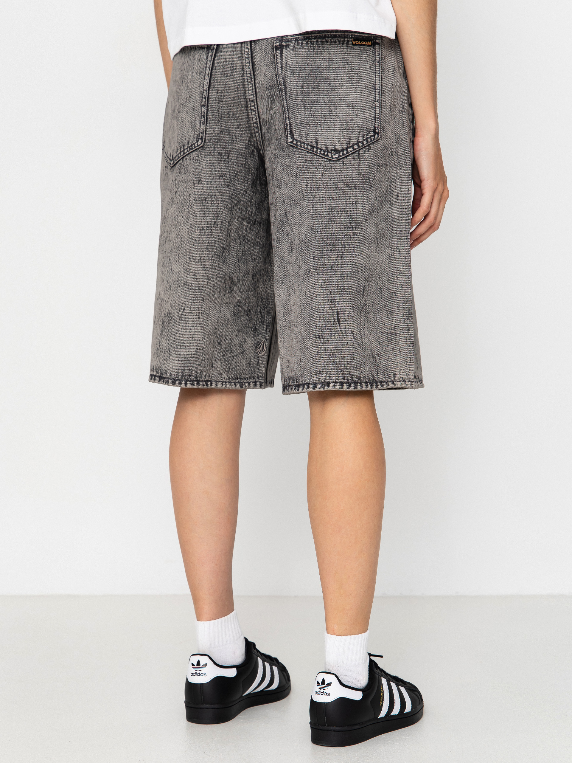 Pantaloni scurți Volcom Beeggy Wmn (grey vintage)