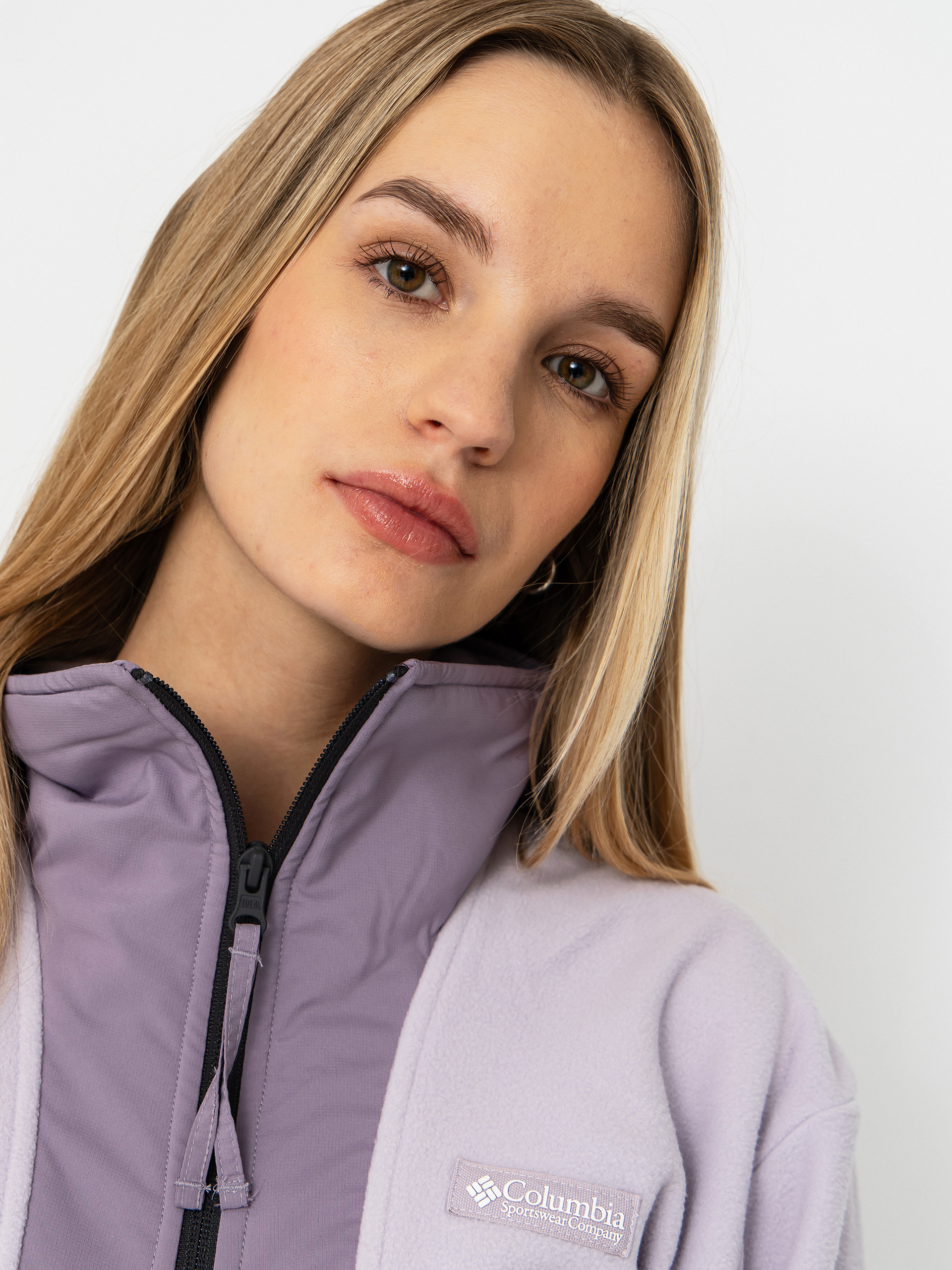 Pentru femei Hanorac din fleece Columbia Sequoia Grove Full Zip (lavender pearl/shale purple)