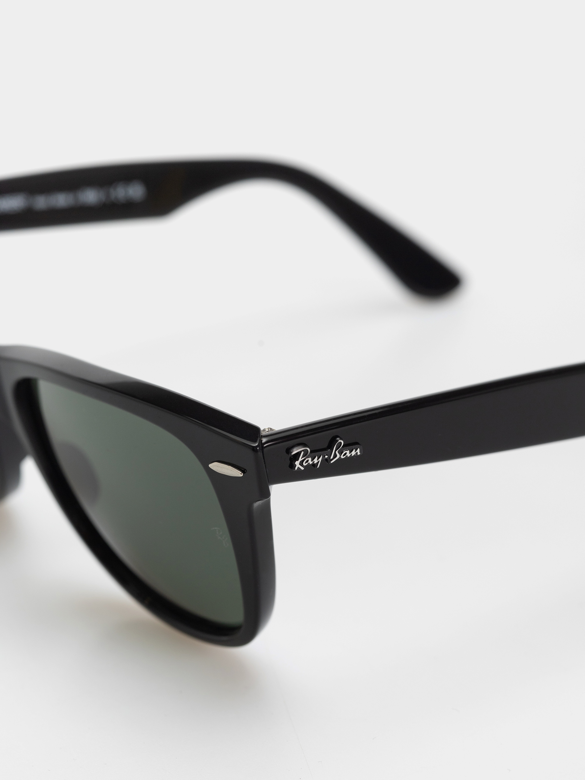 Ochelari de soare Ray-Ban Original Wayfarer Classic (polerowany czarny/zielone g-15)