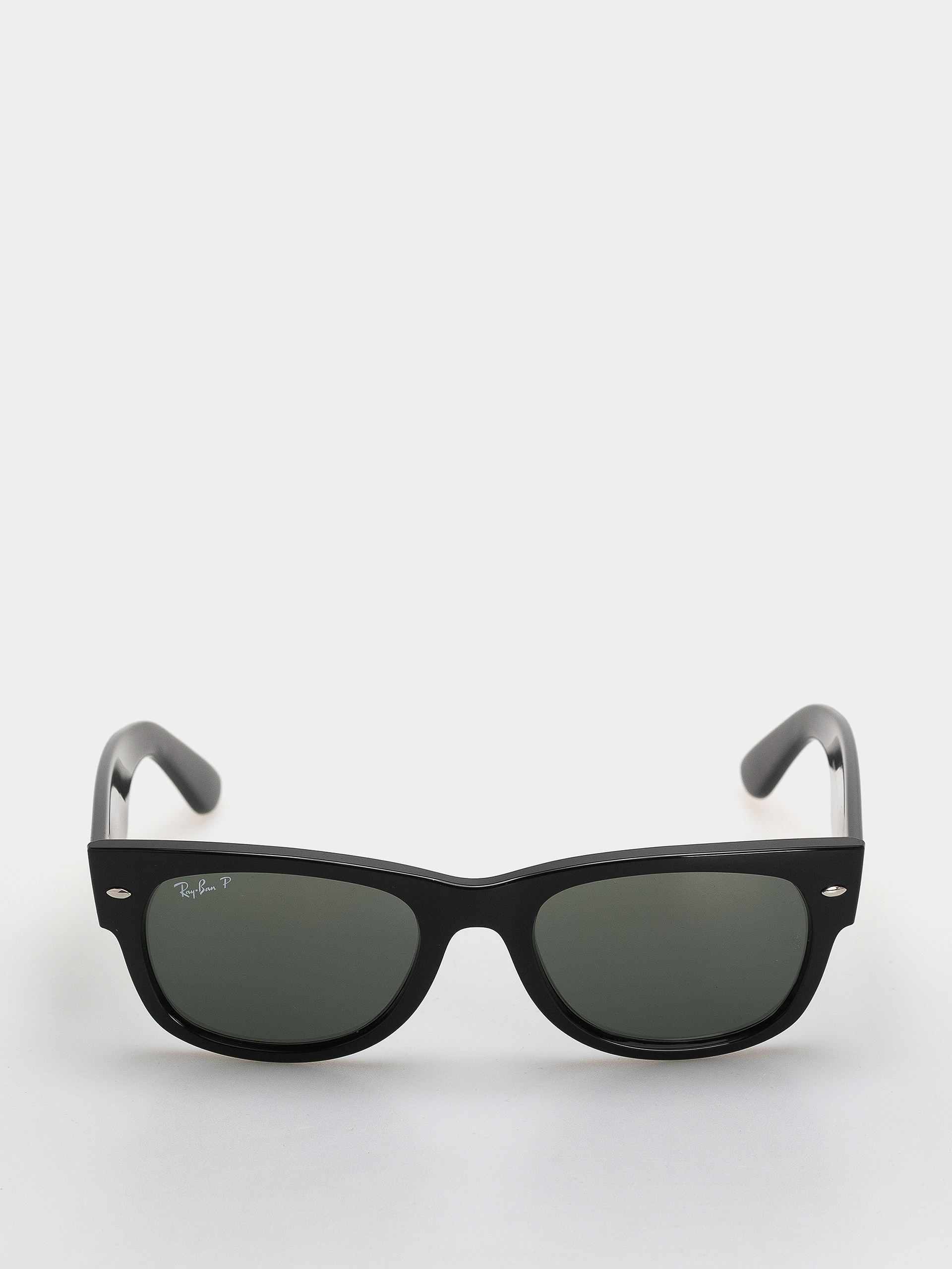 Ochelari de soare Ray-Ban Mega Wayfarer Ii (polerowany czarny/zielone z polaryzacją)