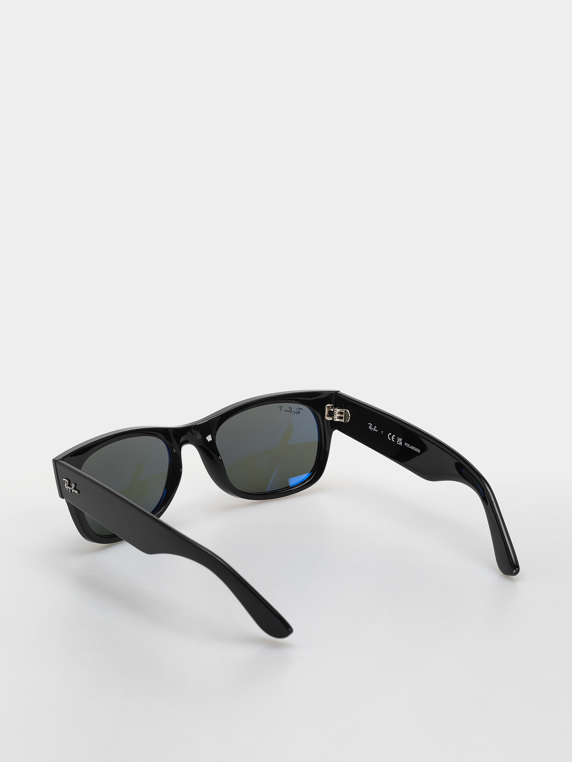 Ochelari de soare Ray-Ban Mega Wayfarer Ii (polerowany czarny/zielone z polaryzacją)