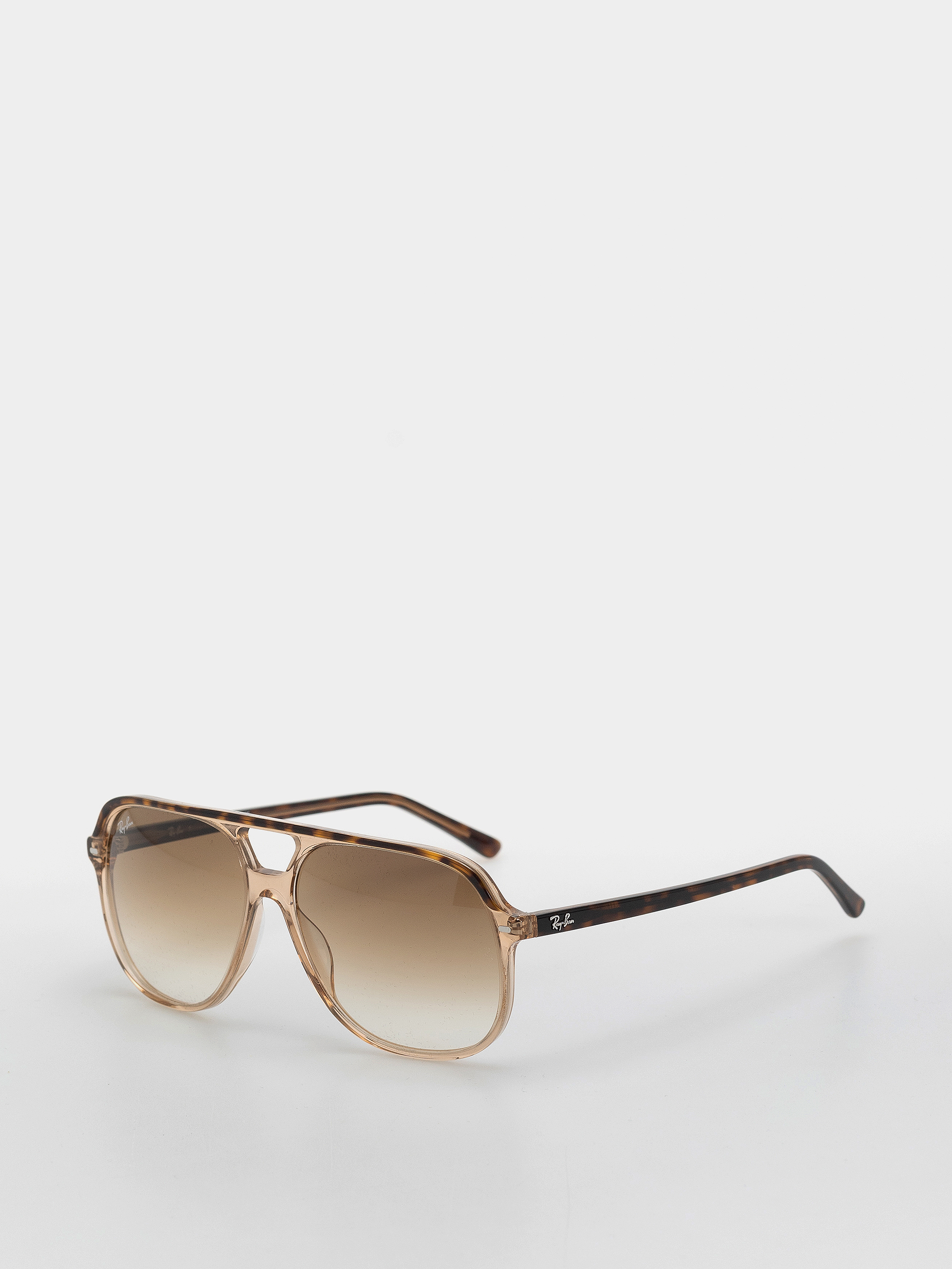 Ochelari de soare Ray-Ban Bill (polerowany hawana przezroczyste brązowe/jasnobrązowy gradalny)