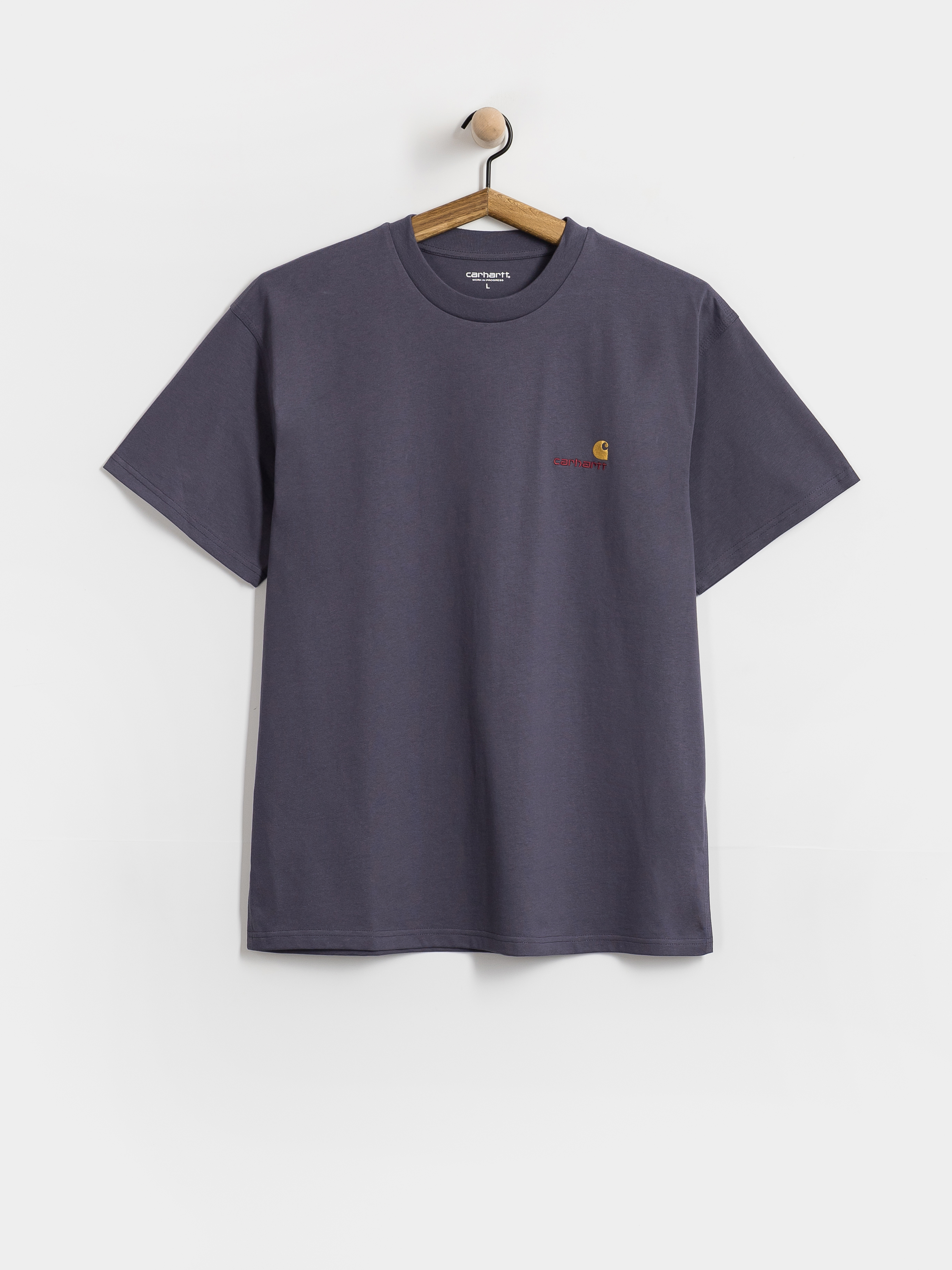 Tricou Carhartt WIP American Script (shady purple)