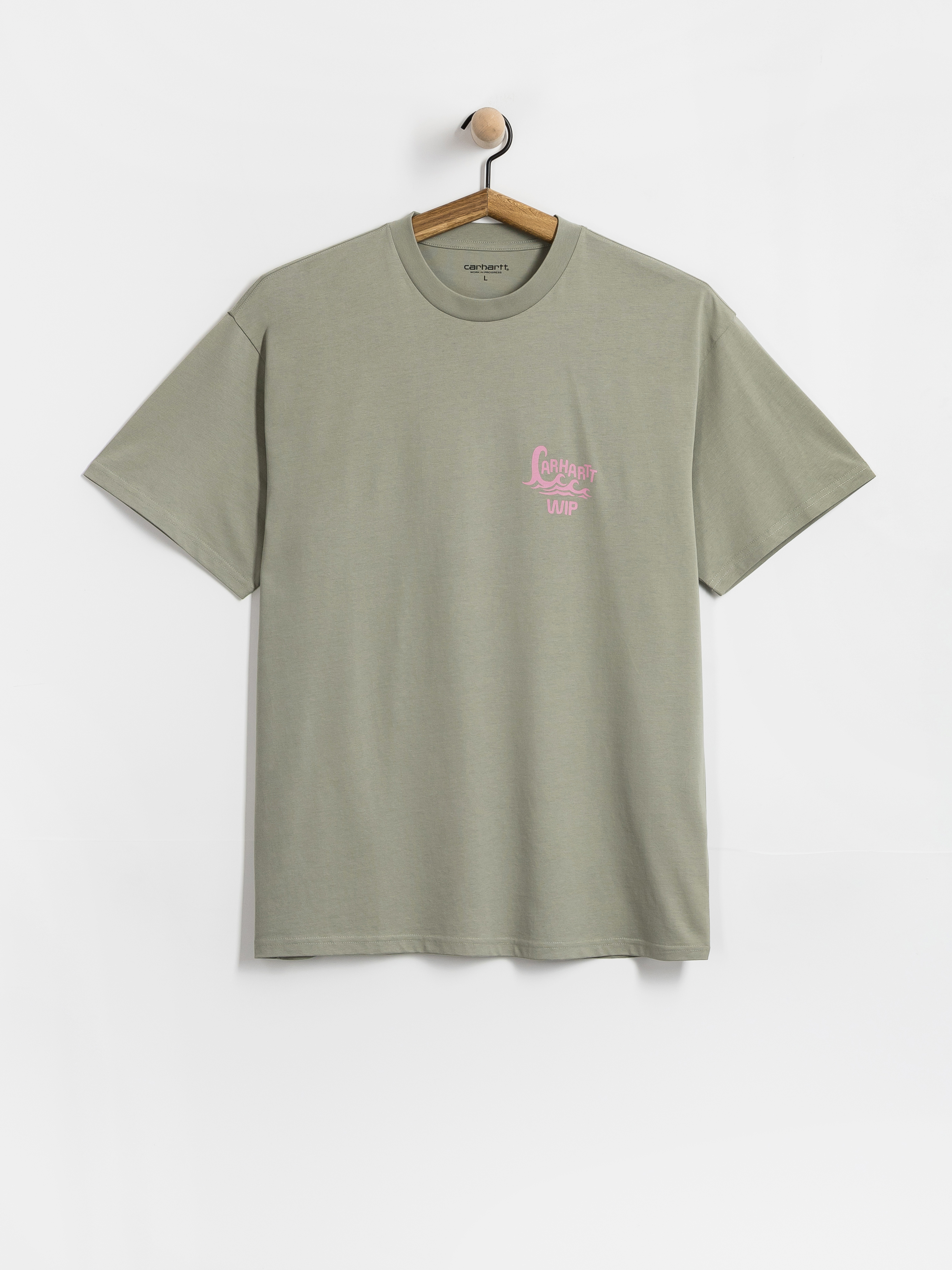 Tricou Carhartt WIP Waves (shady green)