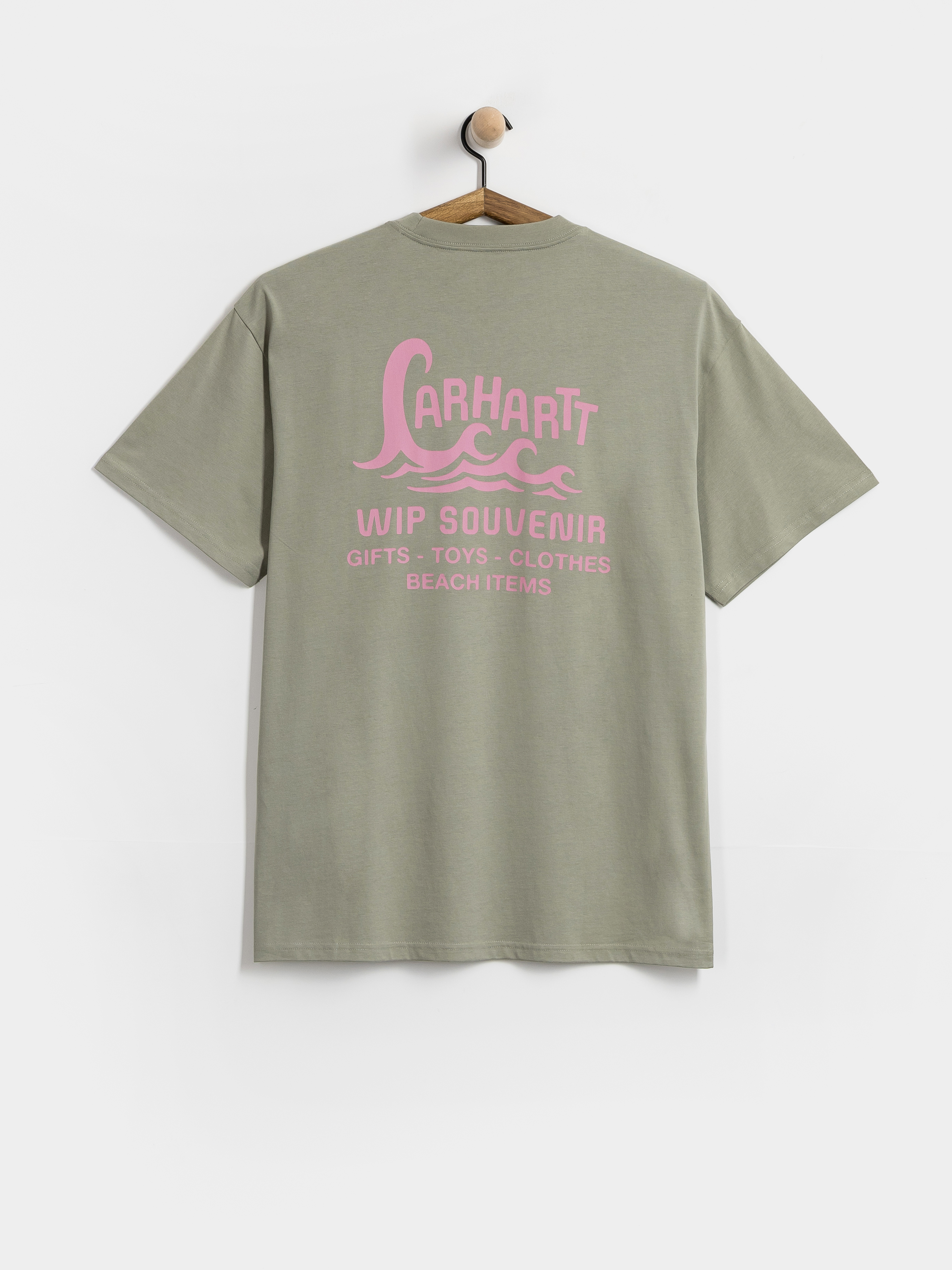 Tricou Carhartt WIP Waves (shady green)