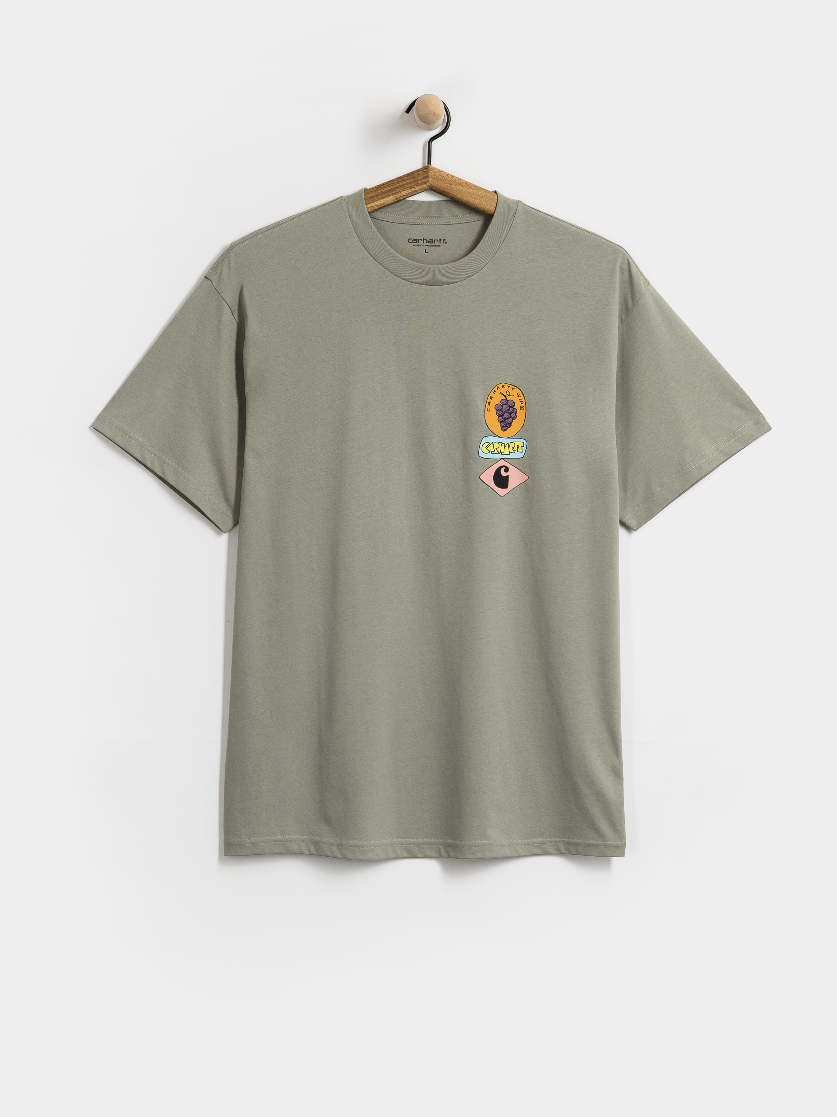 Tricou Carhartt WIP Stacked Grapes (shady green)