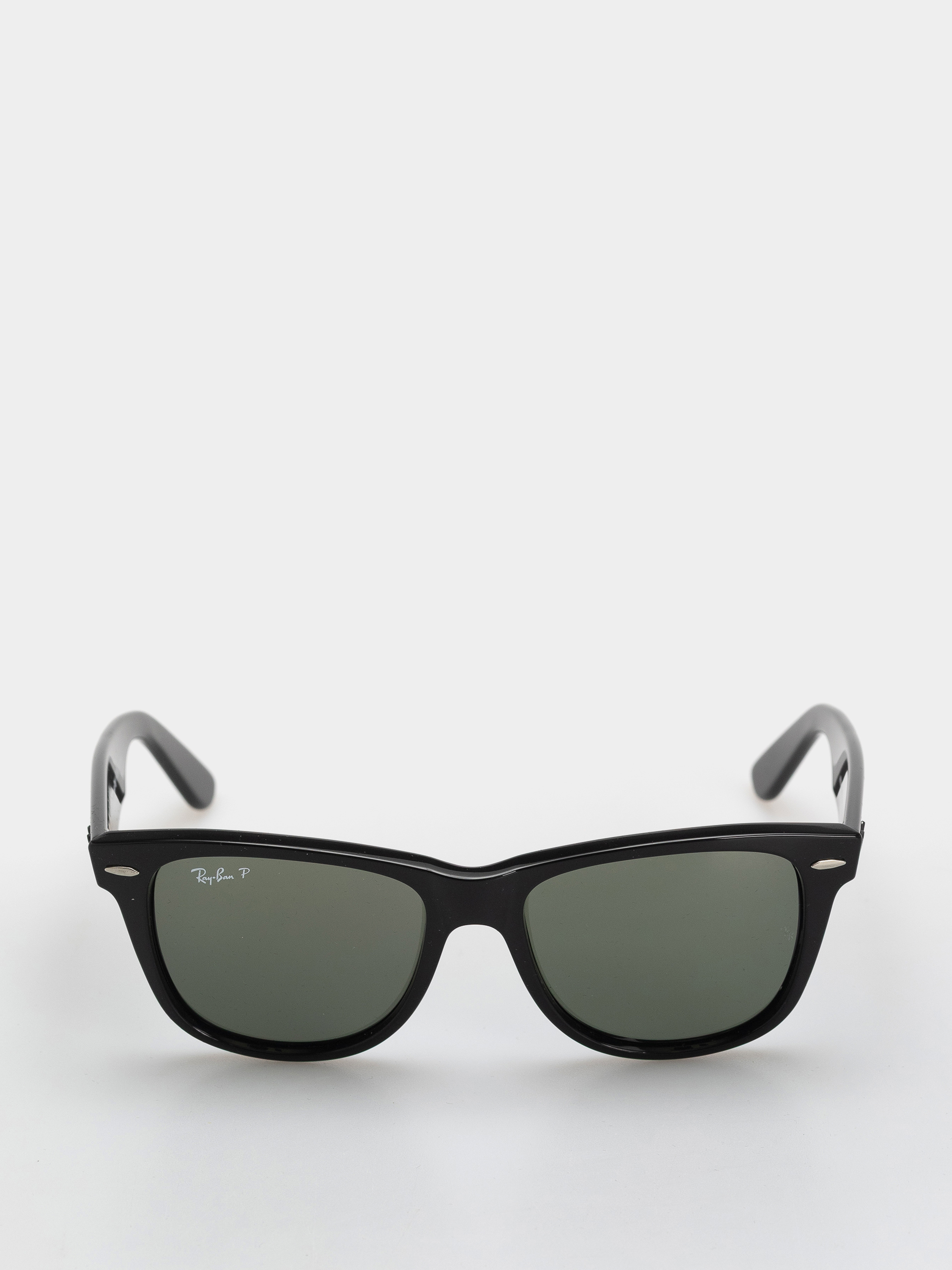 Ochelari de soare Ray-Ban Original Wayfarer Classic (polerowany czarny/zielone z polaryzacją)