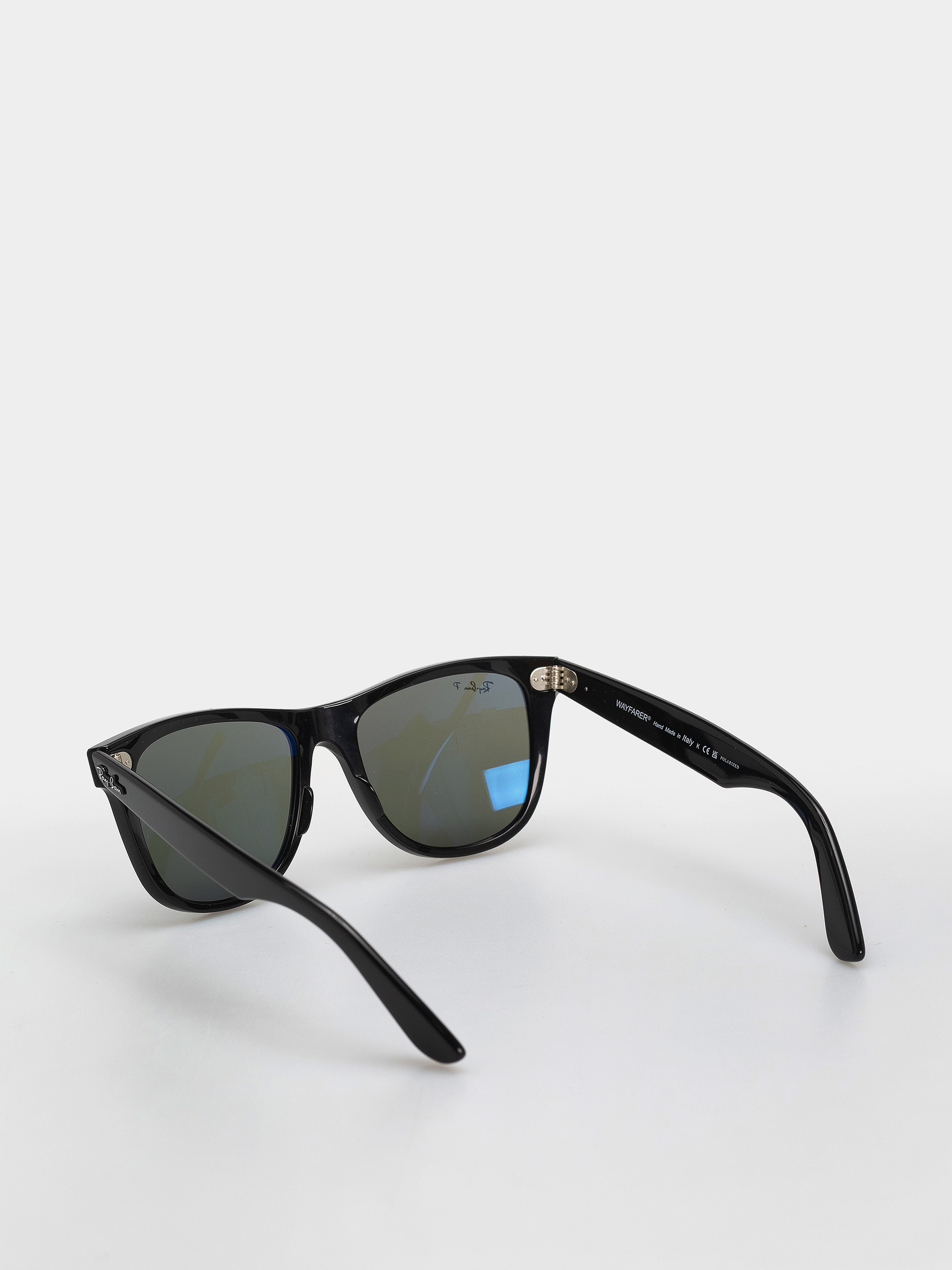 Ochelari de soare Ray-Ban Original Wayfarer Classic (polerowany czarny/zielone z polaryzacją)