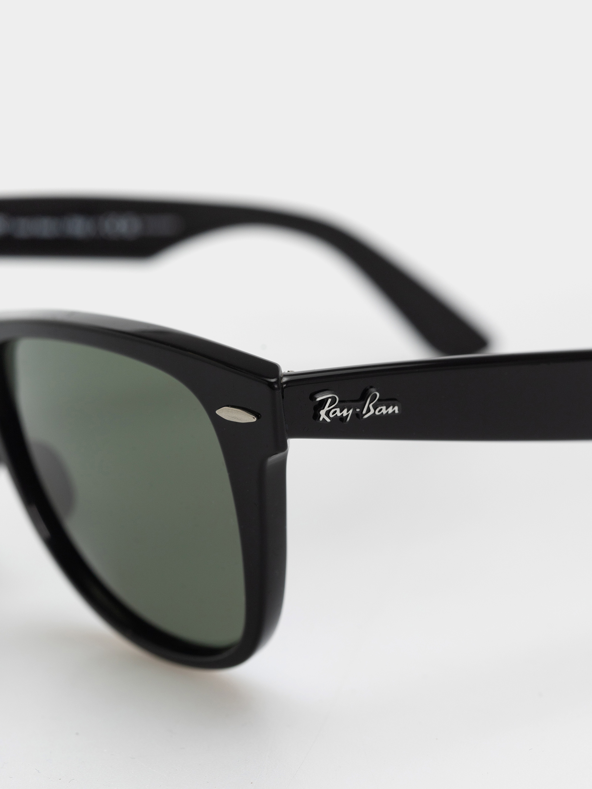 Ochelari de soare Ray-Ban Original Wayfarer Classic (polerowany czarny/zielone z polaryzacją)
