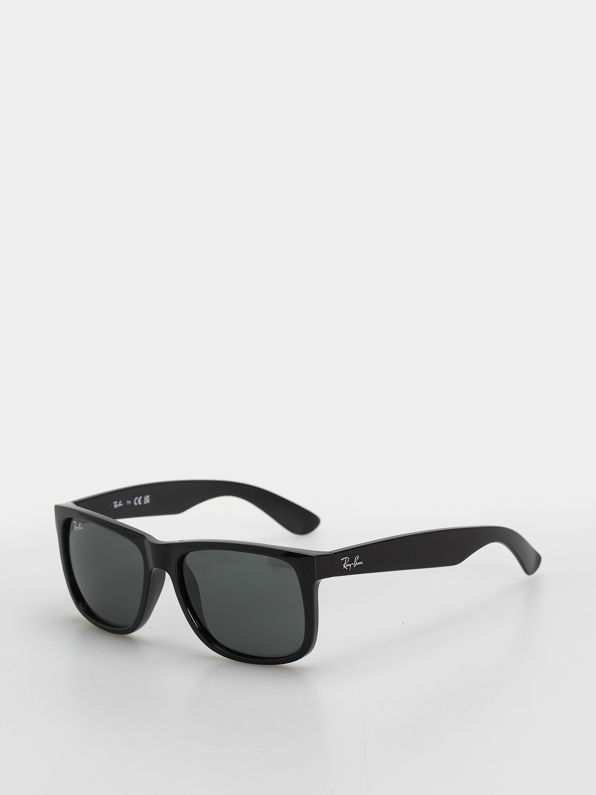 Ochelari de soare Ray-Ban Justin Classic (polerowany czarny/ciemnozielony)