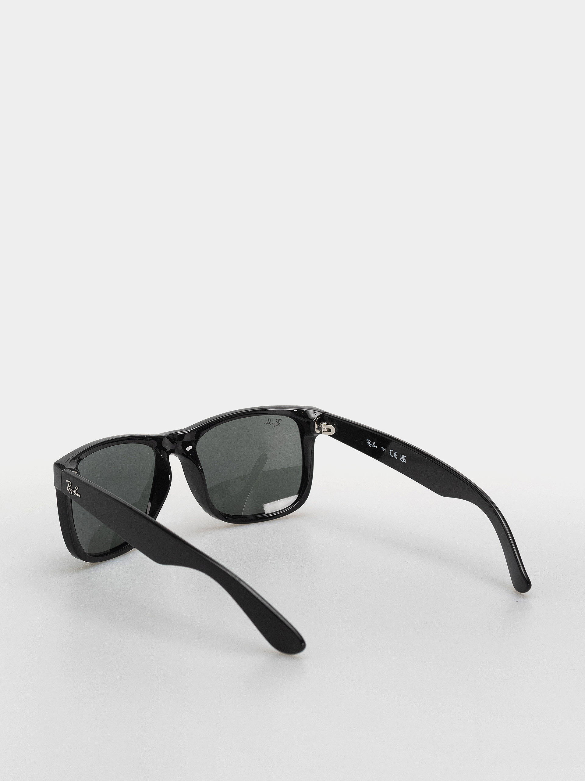 Ochelari de soare Ray-Ban Justin Classic (polerowany czarny/ciemnozielony)