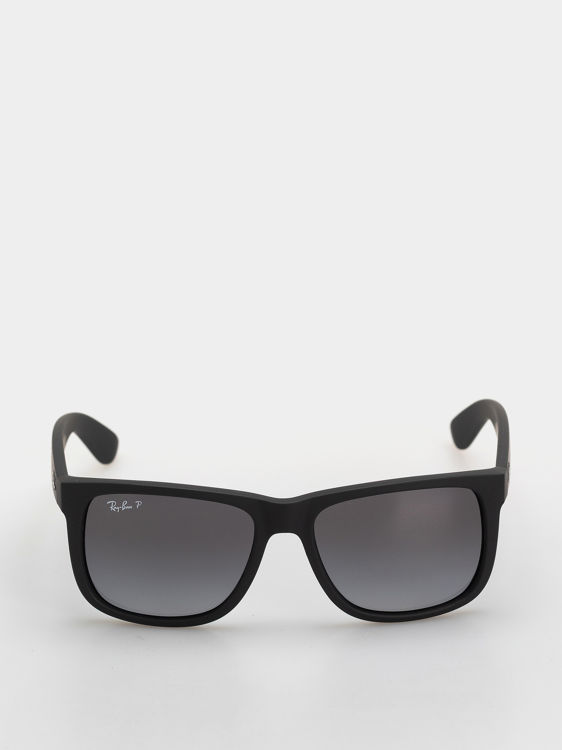 Ochelari de soare Ray-Ban Justin Classic (matowy guma czarny/polaryzacyjne jasnoszary)