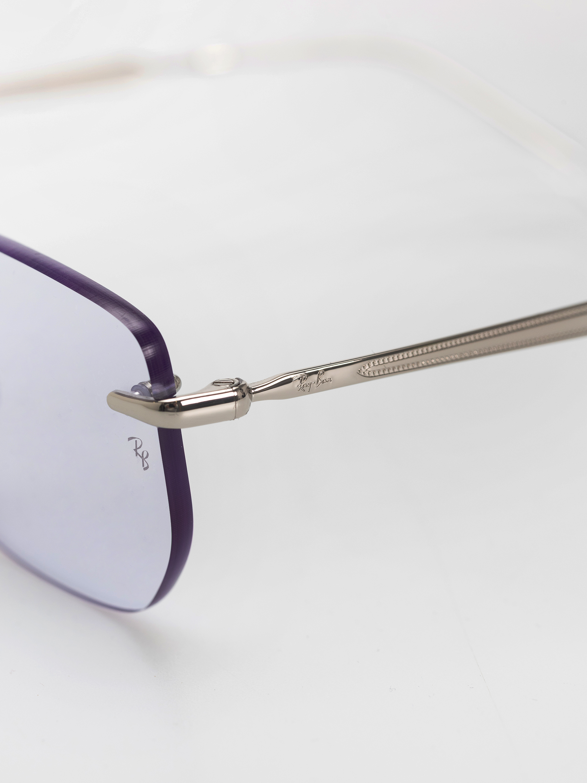 Ochelari de soare Ray-Ban Rb3768 Transitions Color Touch (polerowany srebrny/ametyst transitions)