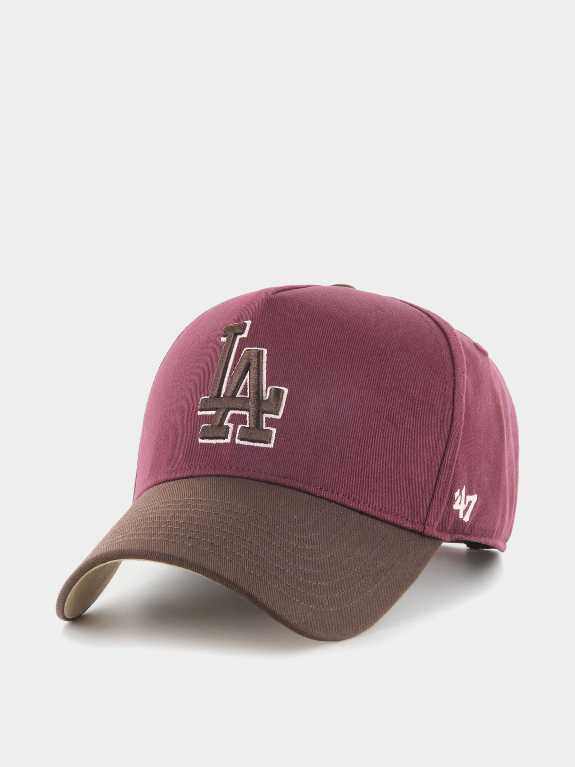 Șapcă 47 Brand MLB Los Angeles Dodgers Sure Shot Cotton MVP (dark maroon)