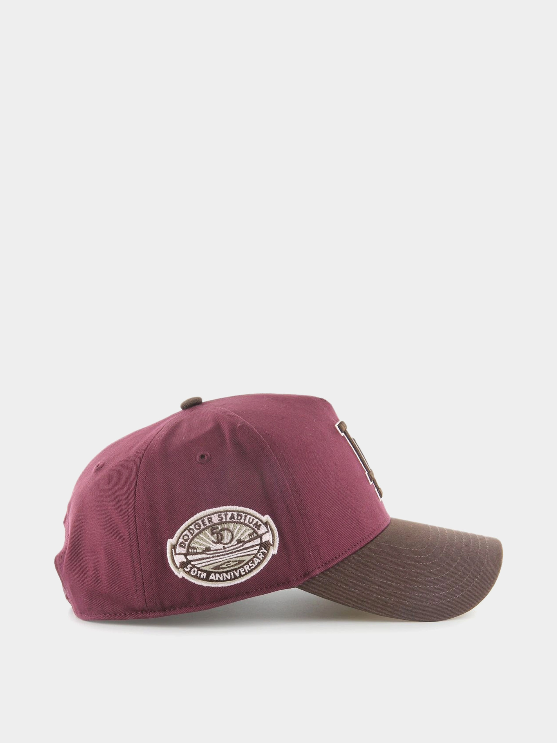 Șapcă 47 Brand MLB Los Angeles Dodgers Sure Shot Cotton MVP (dark maroon)