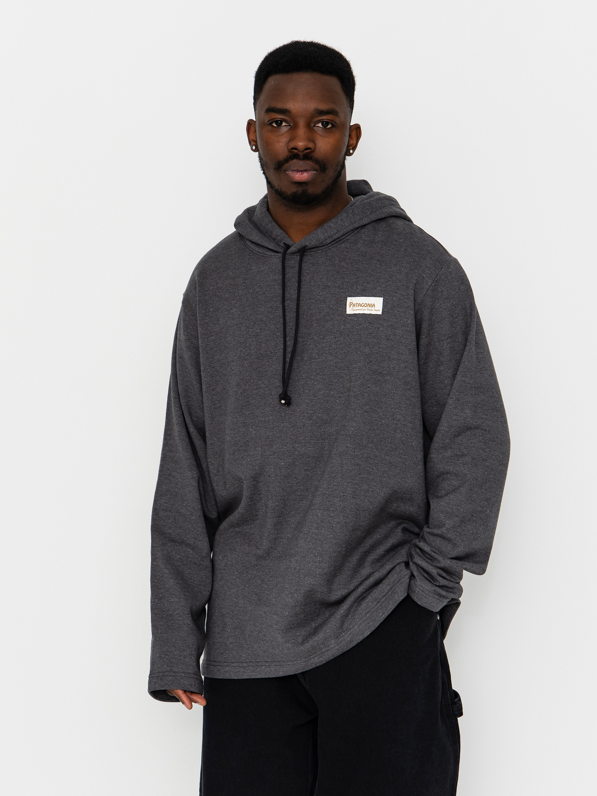 Hanorac cu glugă Patagonia Lightweight Water People Sets Wildrise HD (ink black)