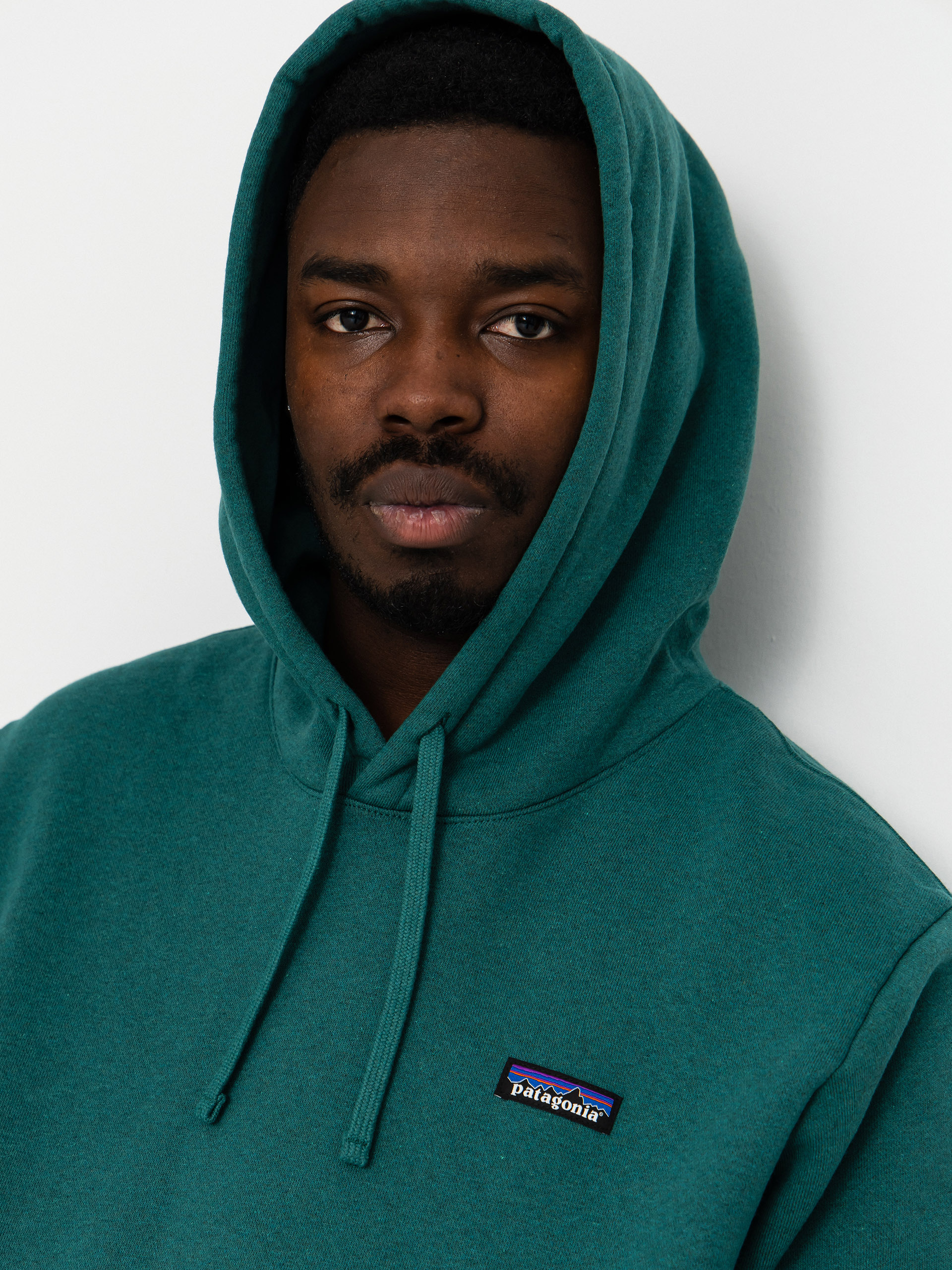 Hanorac cu glugă Patagonia P 6 Label Uprisal HD (gem green)