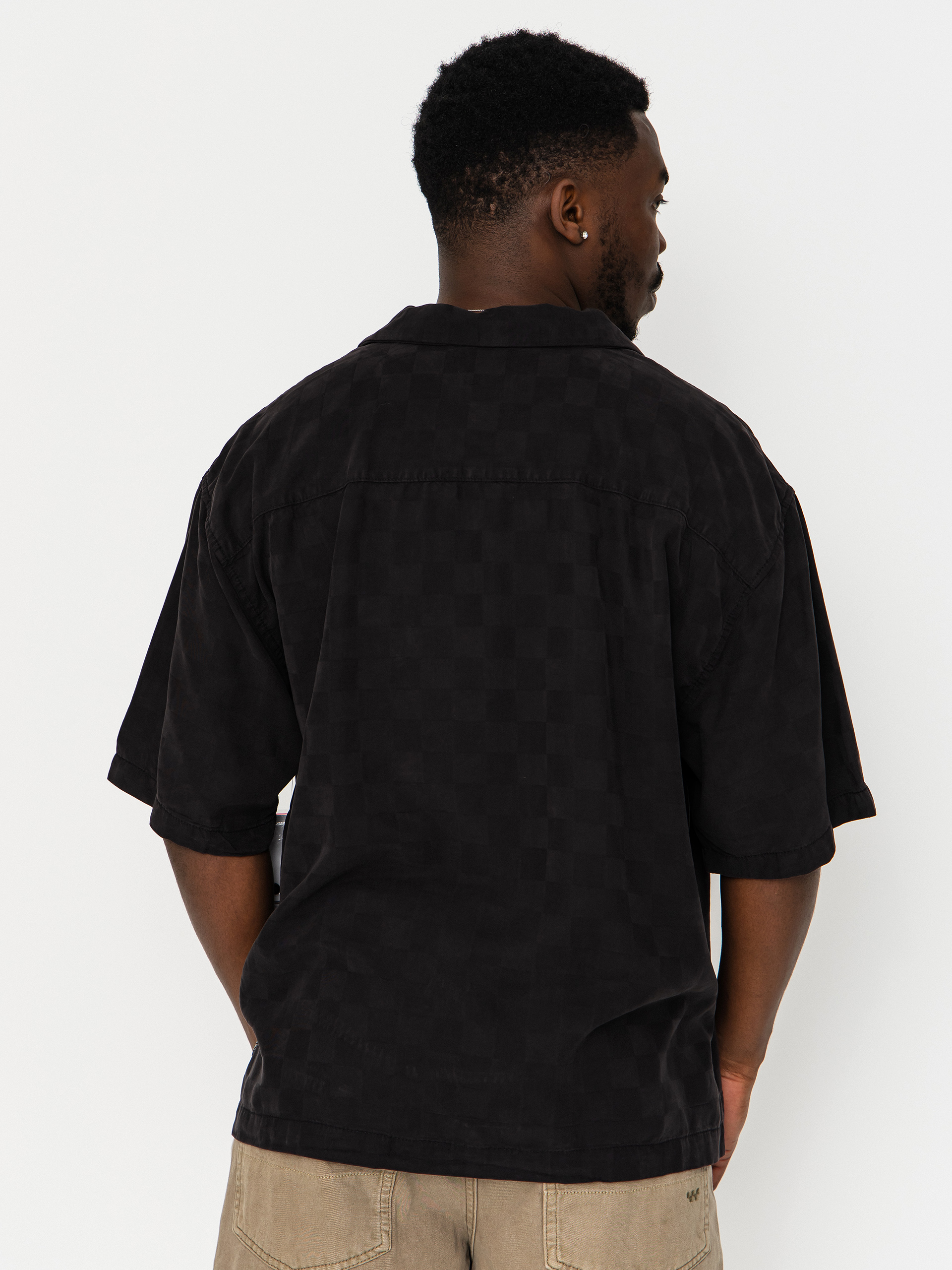 Cămașă Vans Van Doren Tencel Check Camp (black)